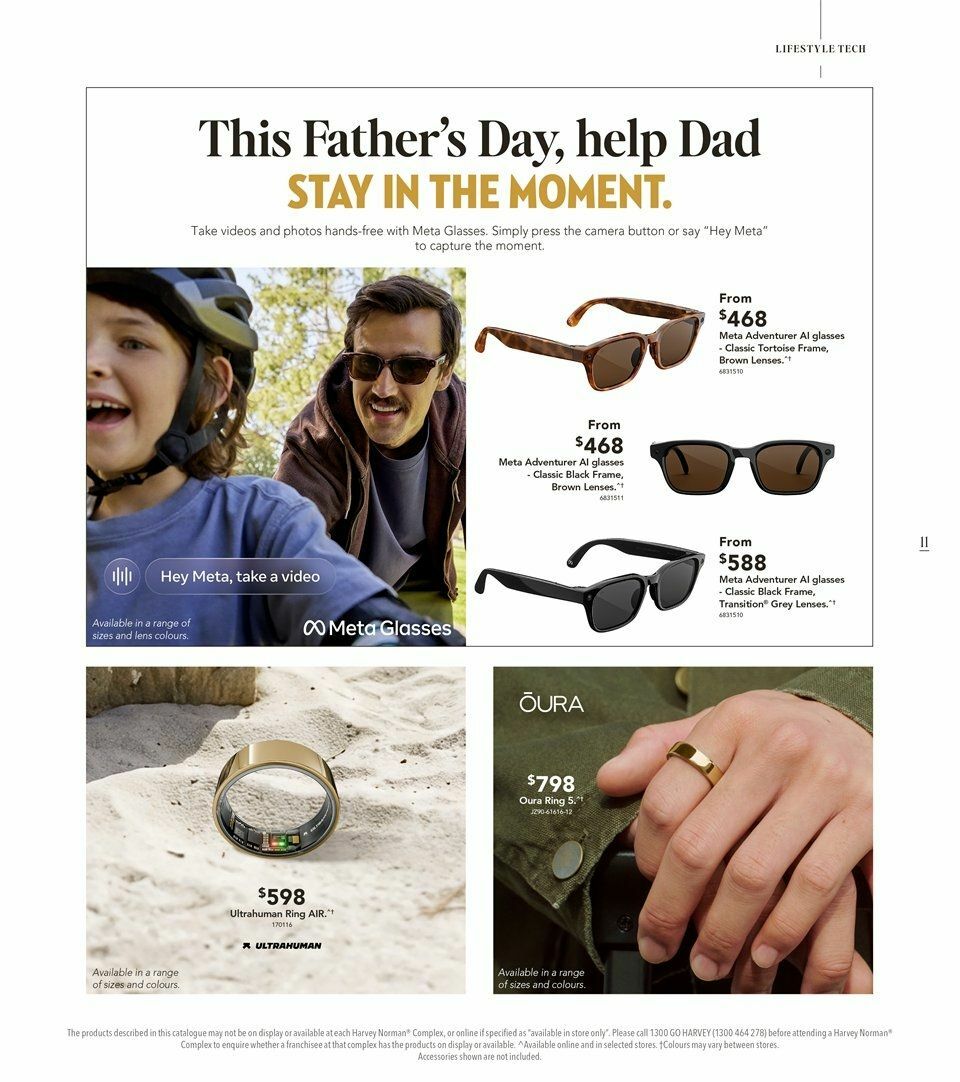 Harvey Norman Father's Day Catalogues from 20 August