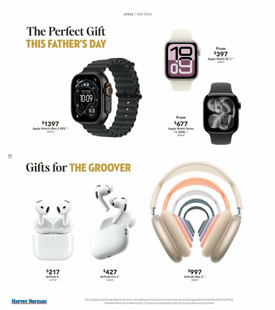 Harvey Norman Father's Day Catalogues from 20 August