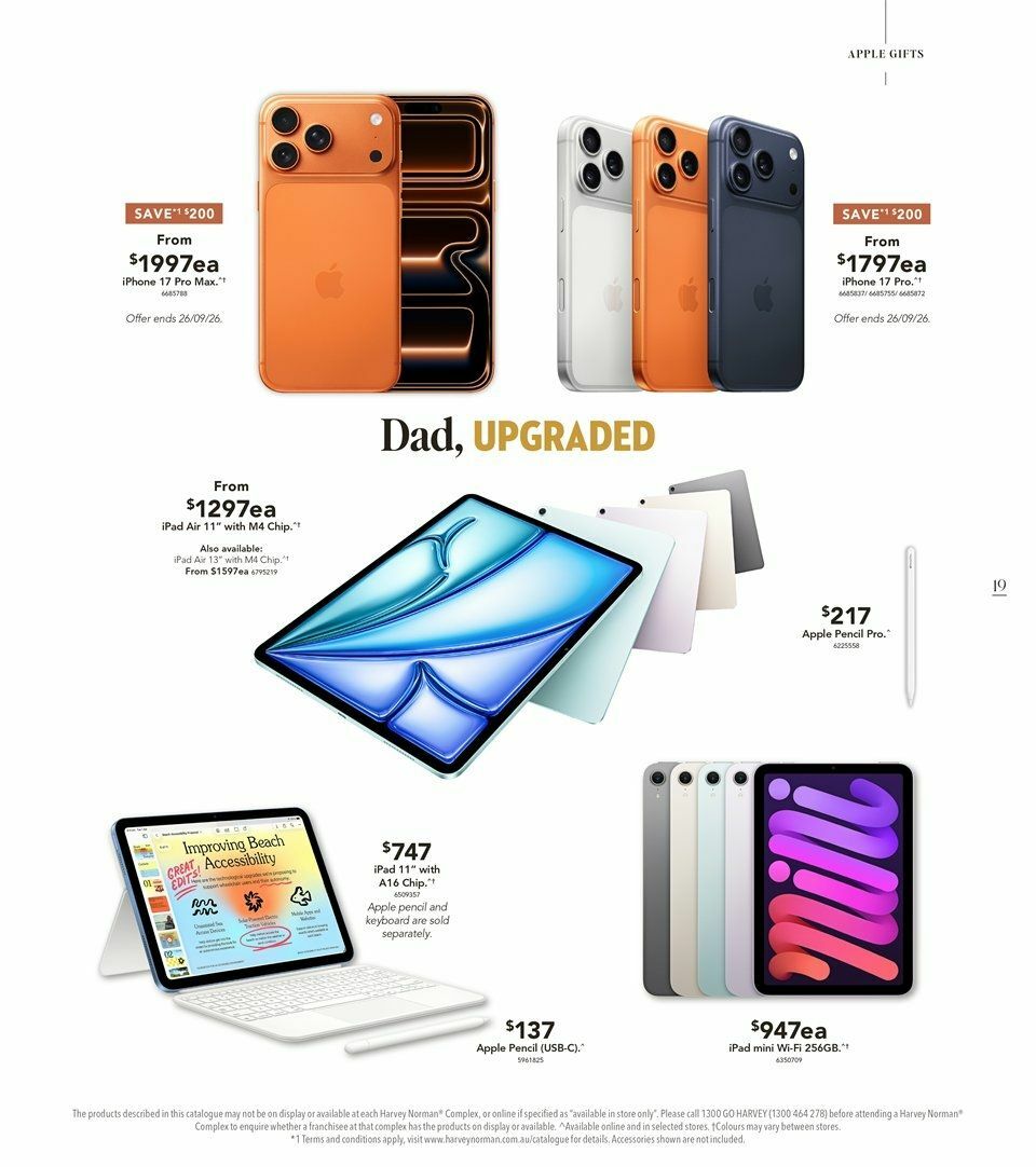 Harvey Norman Father's Day Catalogues from 20 August