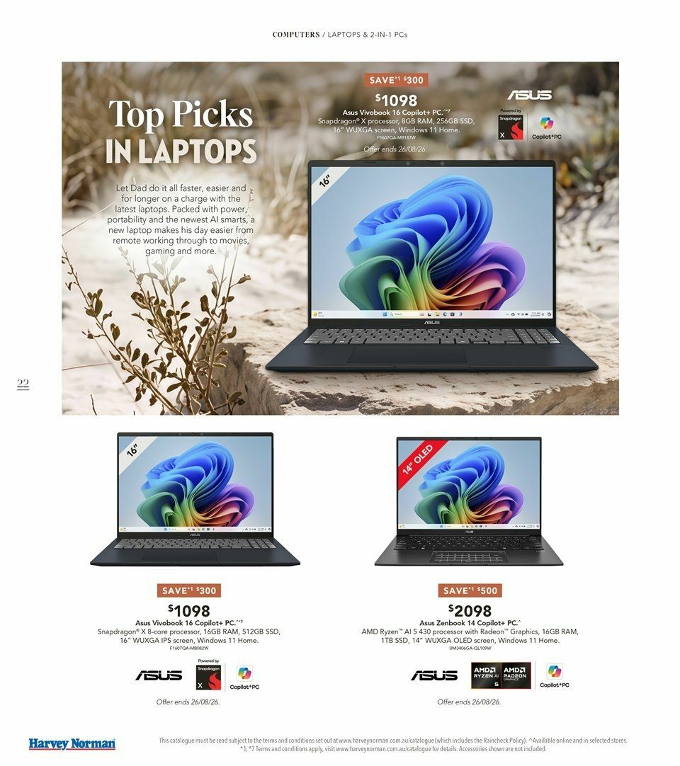 Harvey Norman Father's Day Catalogues from 20 August