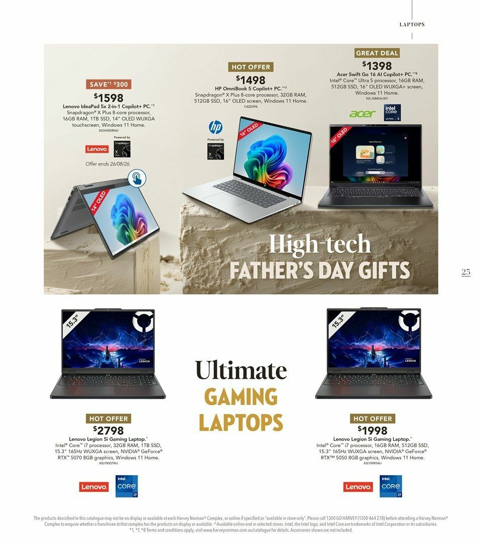 Harvey Norman Father's Day Catalogues from 20 August