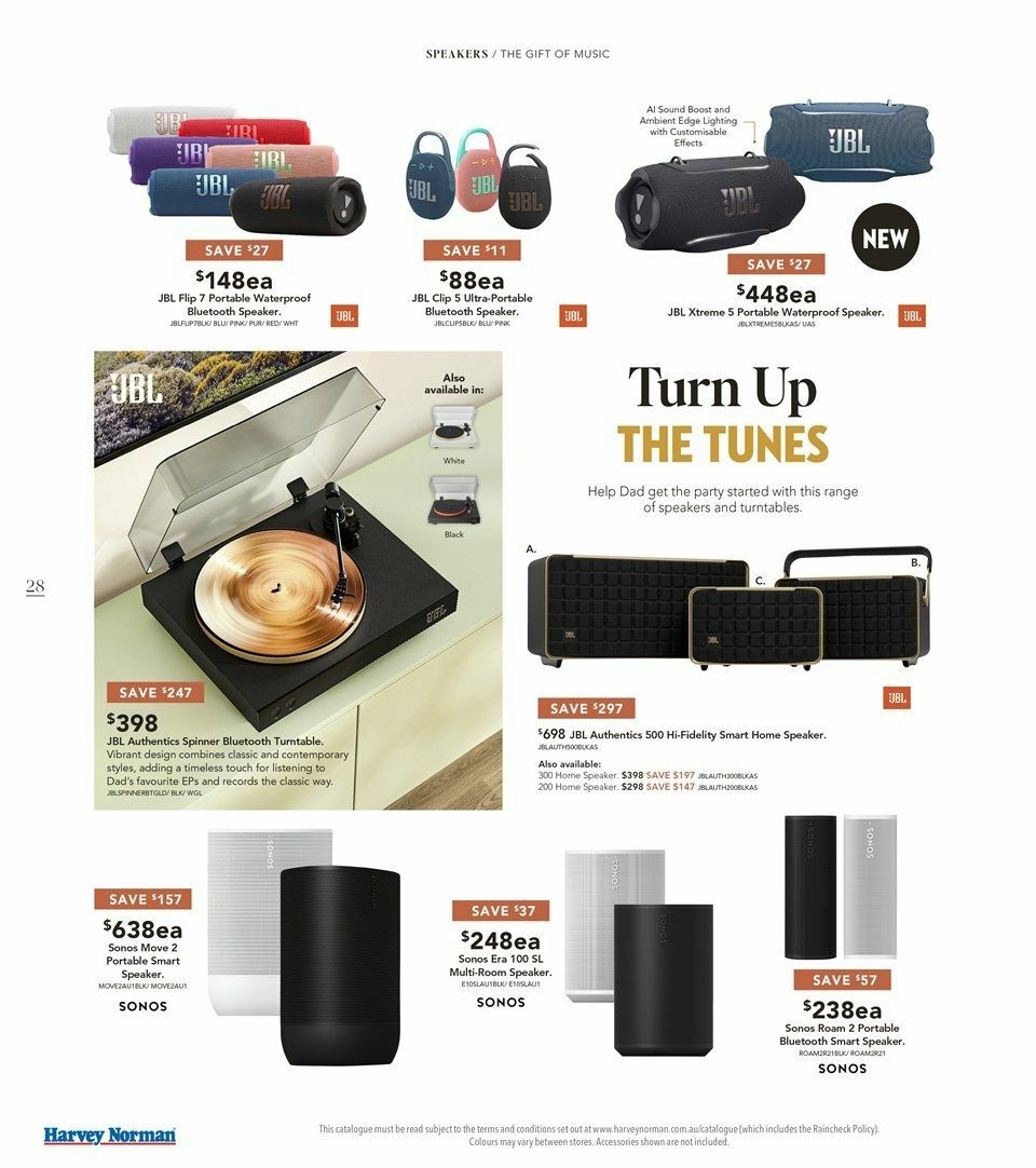 Harvey Norman Father's Day Catalogues from 20 August