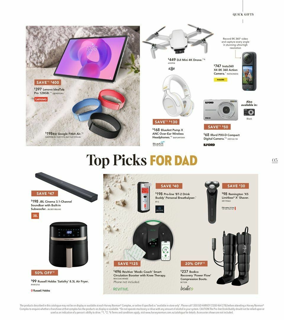 Harvey Norman Father's Day Catalogues from 20 August