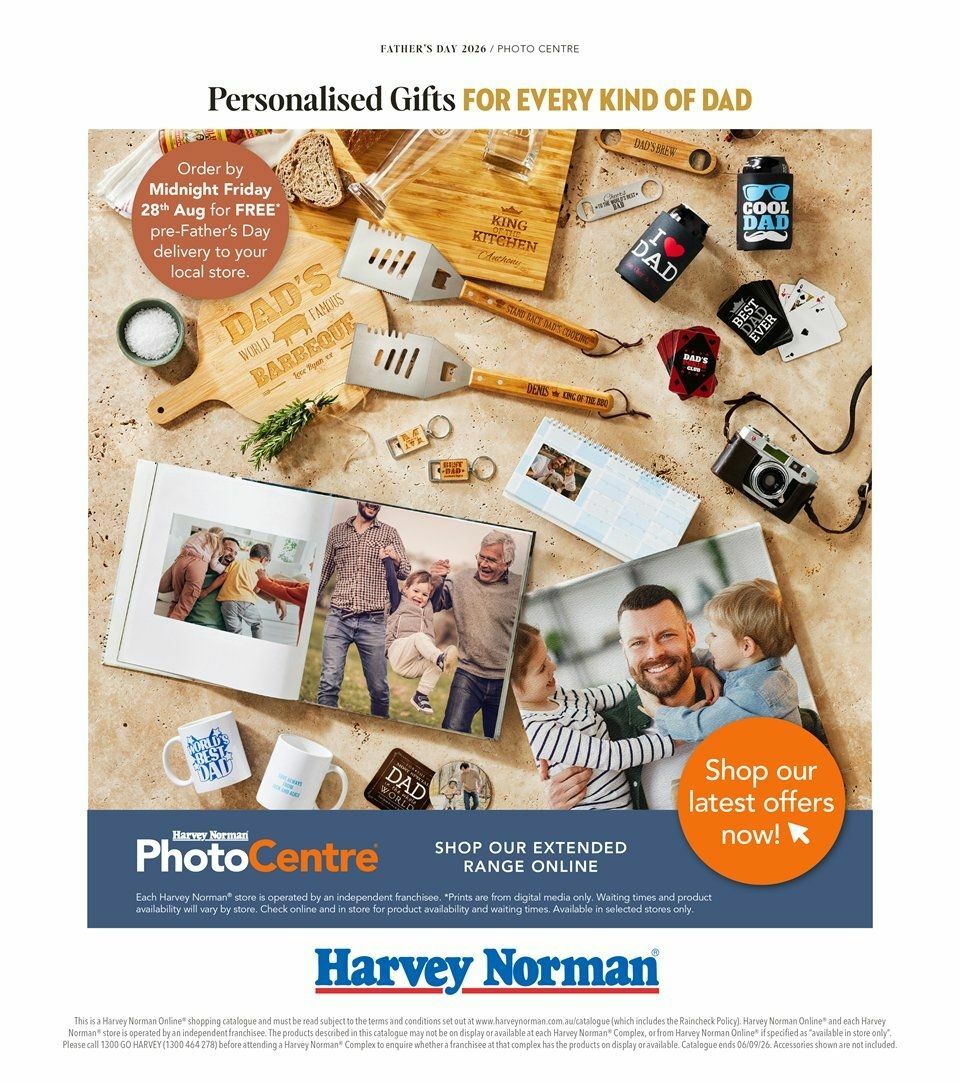 Harvey Norman Father's Day Catalogues from 20 August