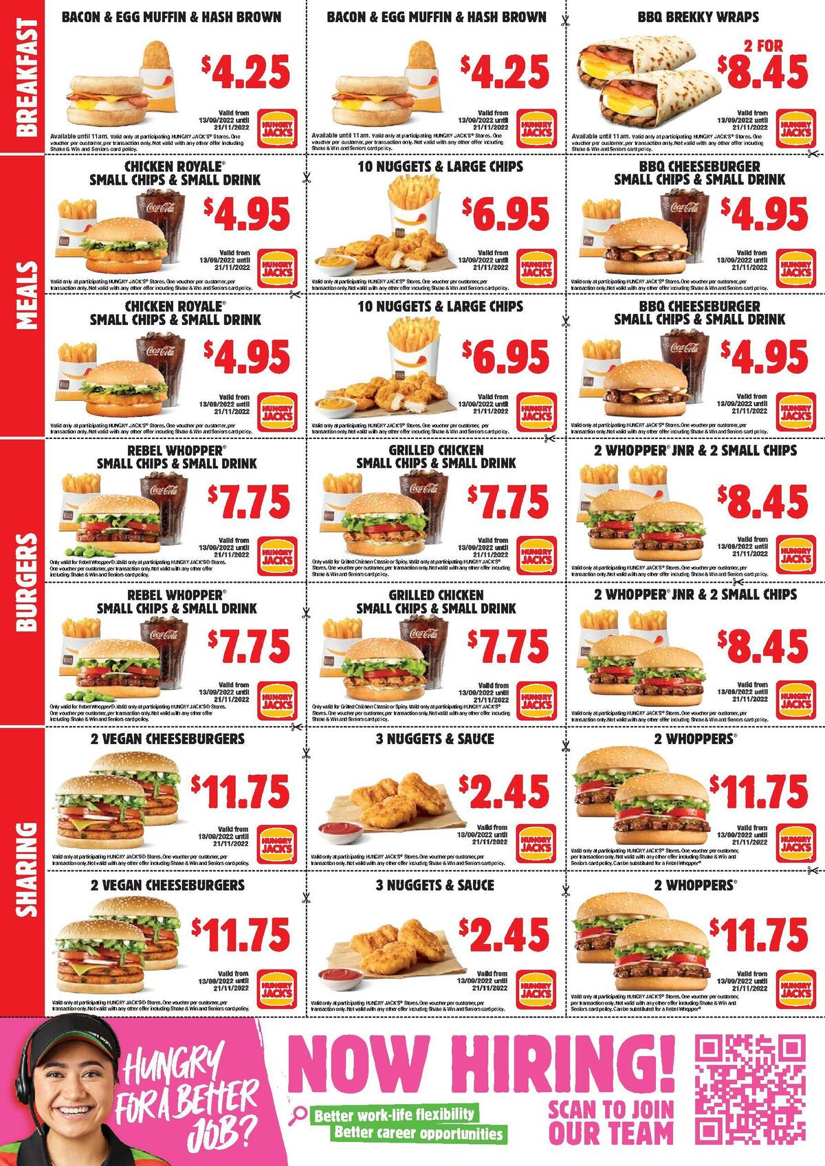 Hungry Jack's Catalogues from 15 October