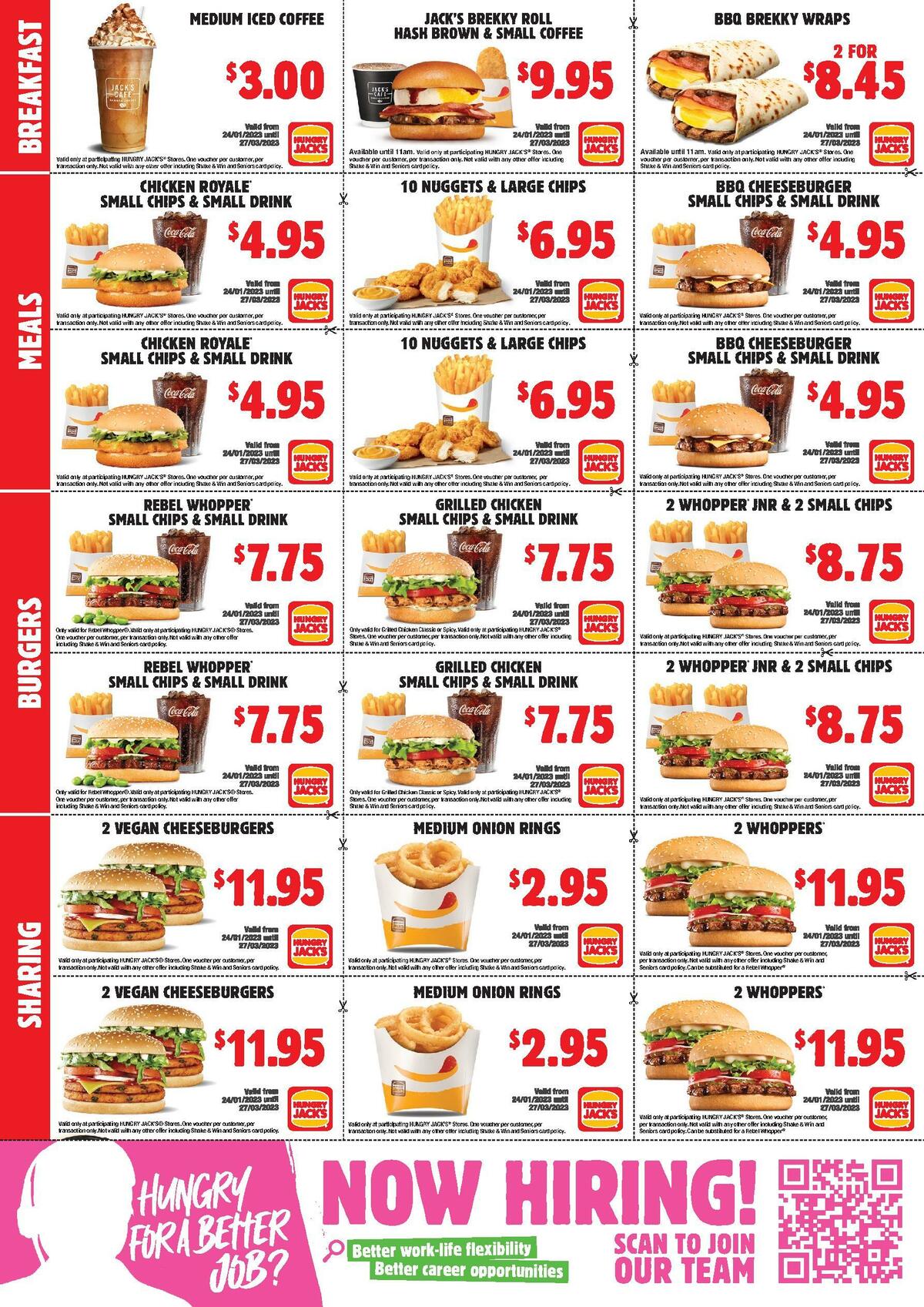 Hungry Jack's Catalogues from 24 January