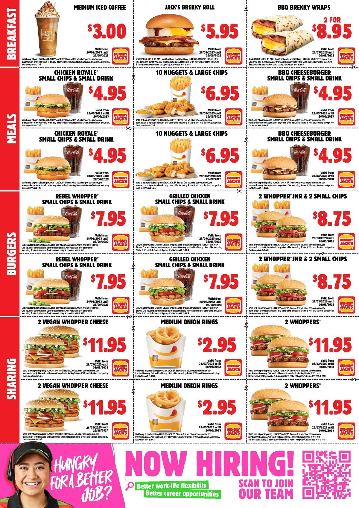 Hungry Jack's Catalogues from 27 March