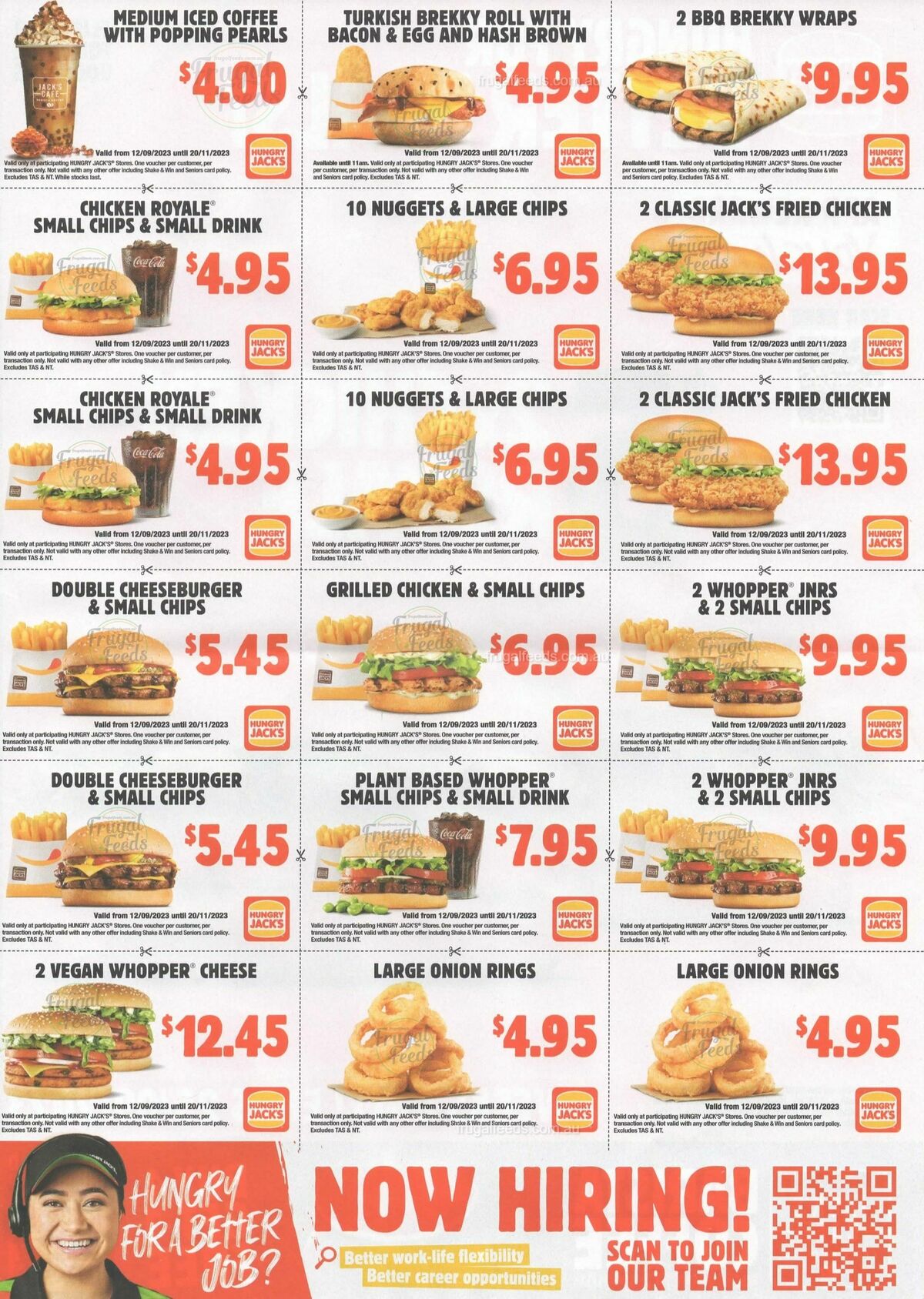 Hungry Jack's Catalogues from 12 September