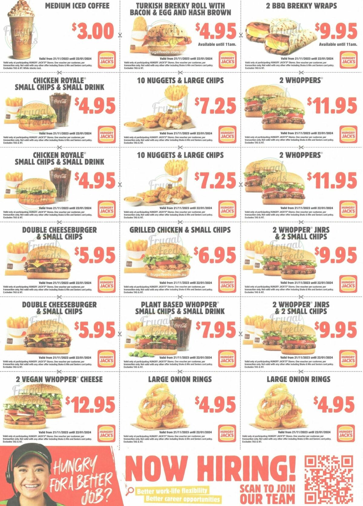 Hungry Jack's Catalogues from 21 November