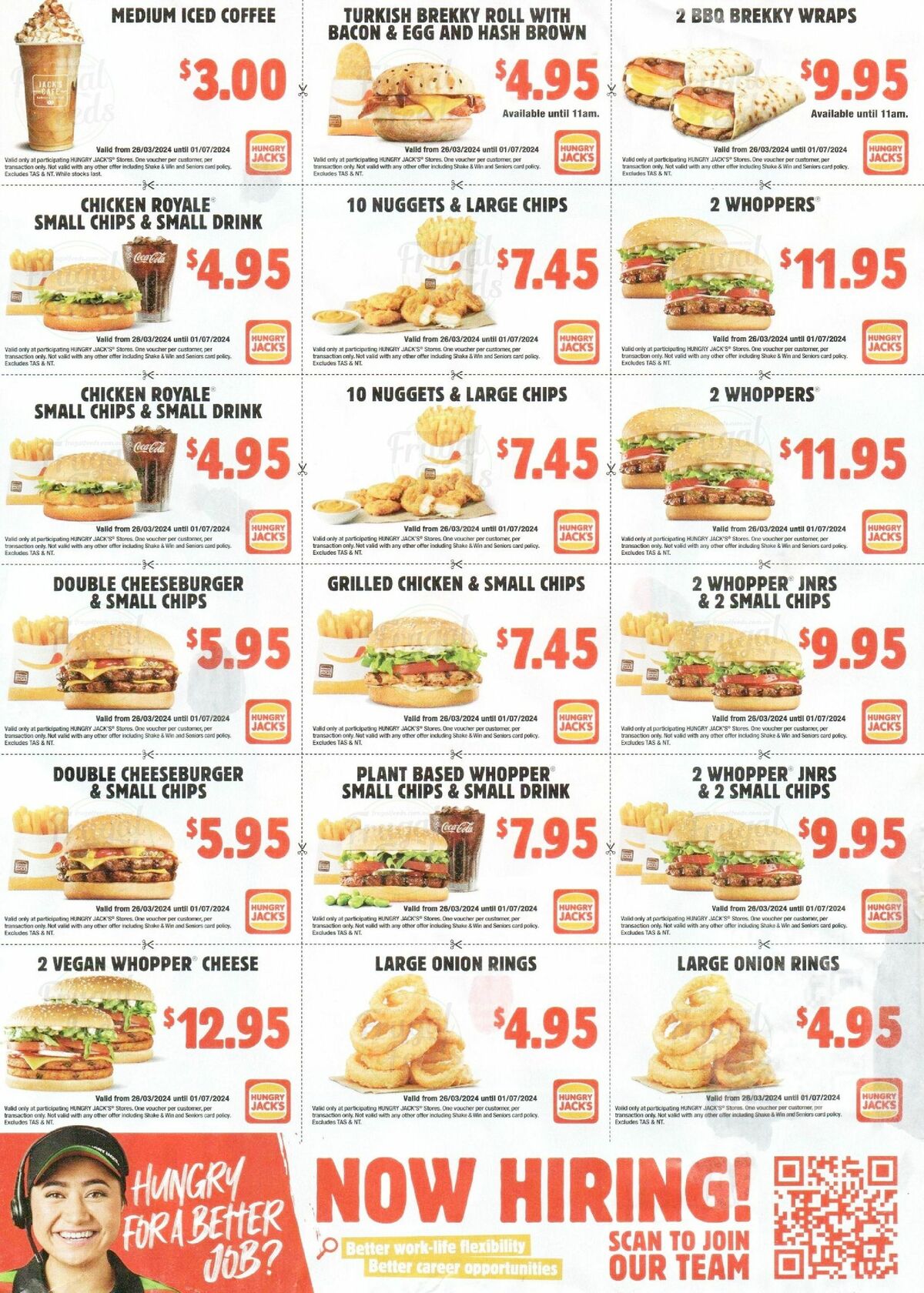 Hungry Jack's Catalogues from 26 March