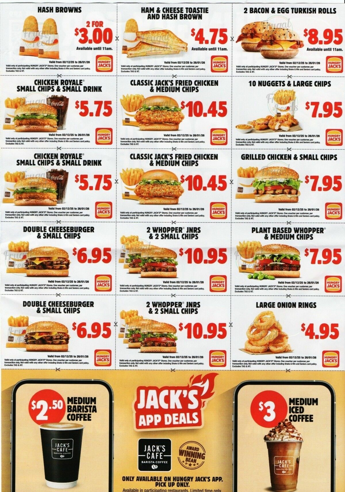 Hungry Jack's Catalogues from 2 December
