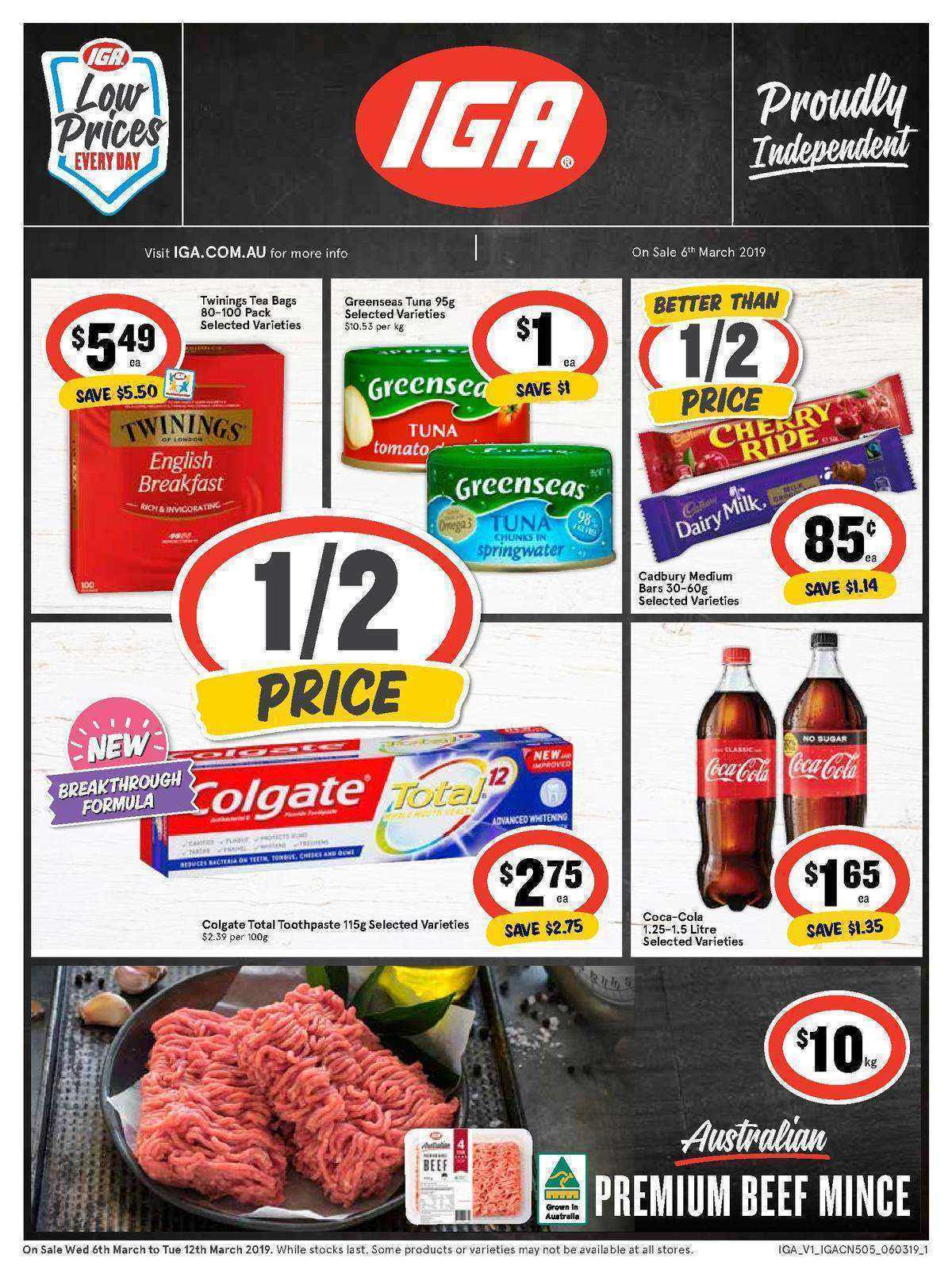 IGA Catalogues from 6 March