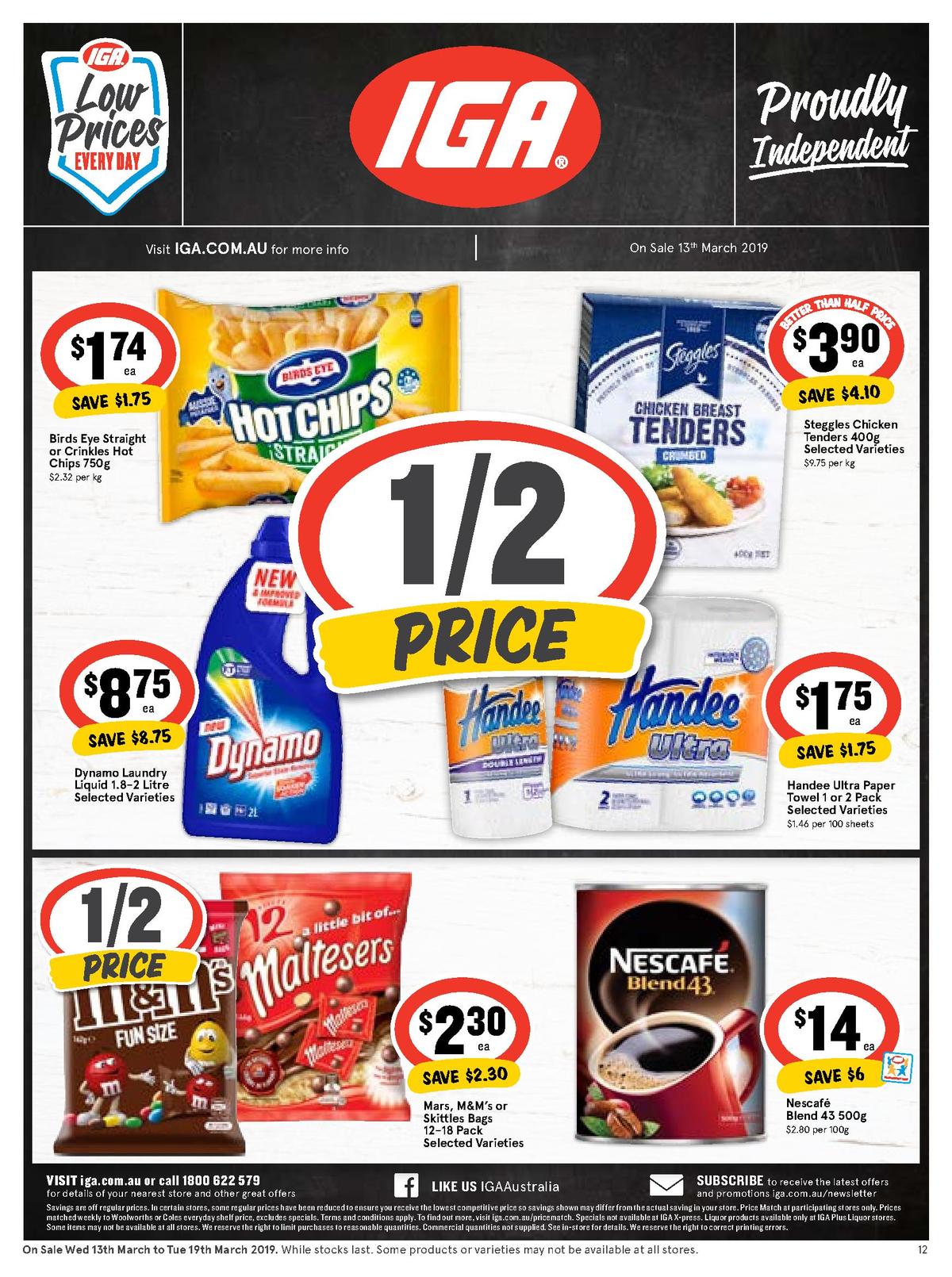 IGA Catalogues from 13 March