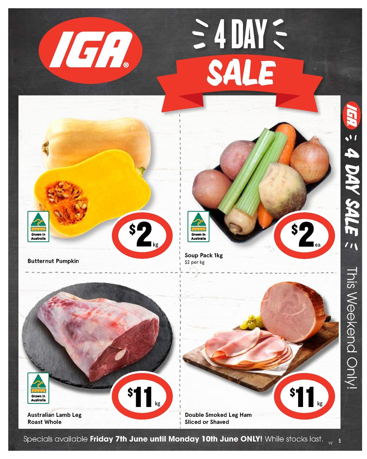 IGA Catalogues from 5 June