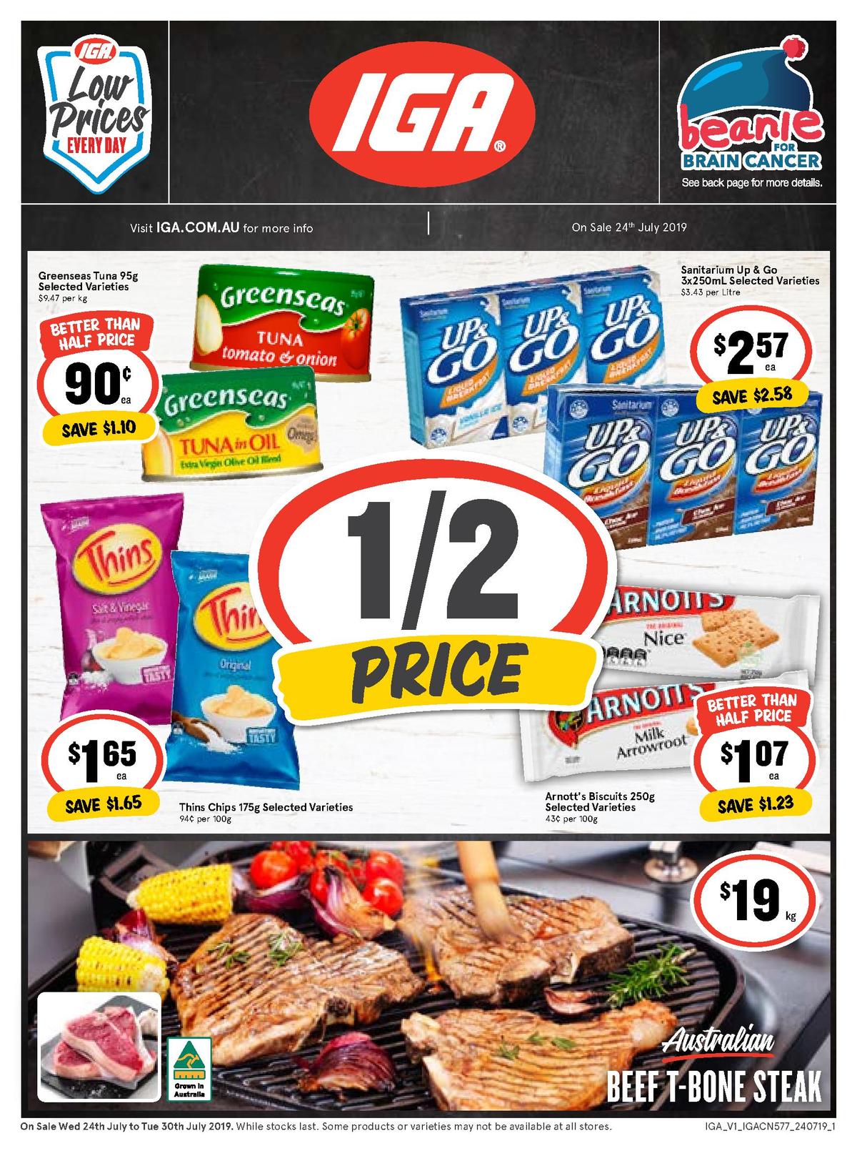IGA Catalogues from 24 July