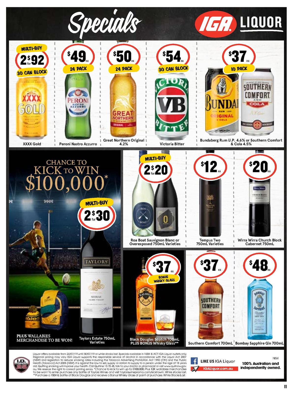 IGA Catalogues from 24 July