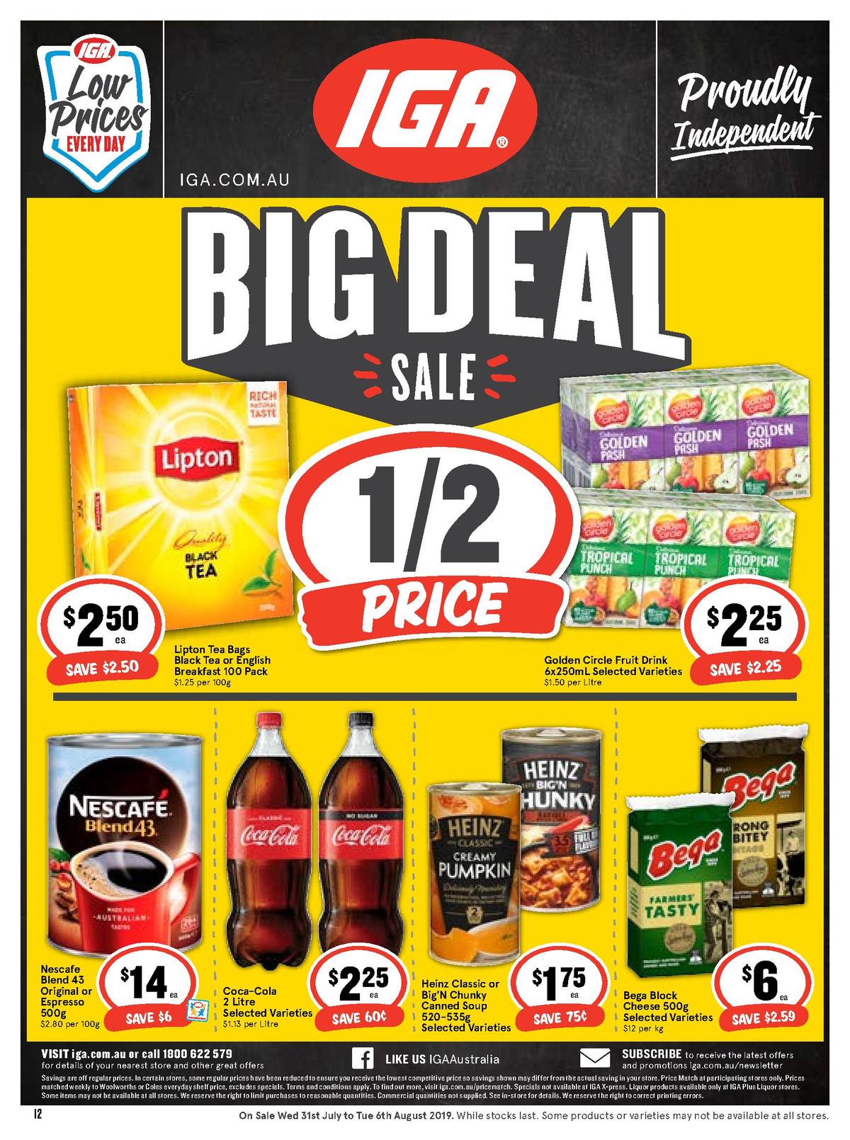 IGA Catalogues from 31 July