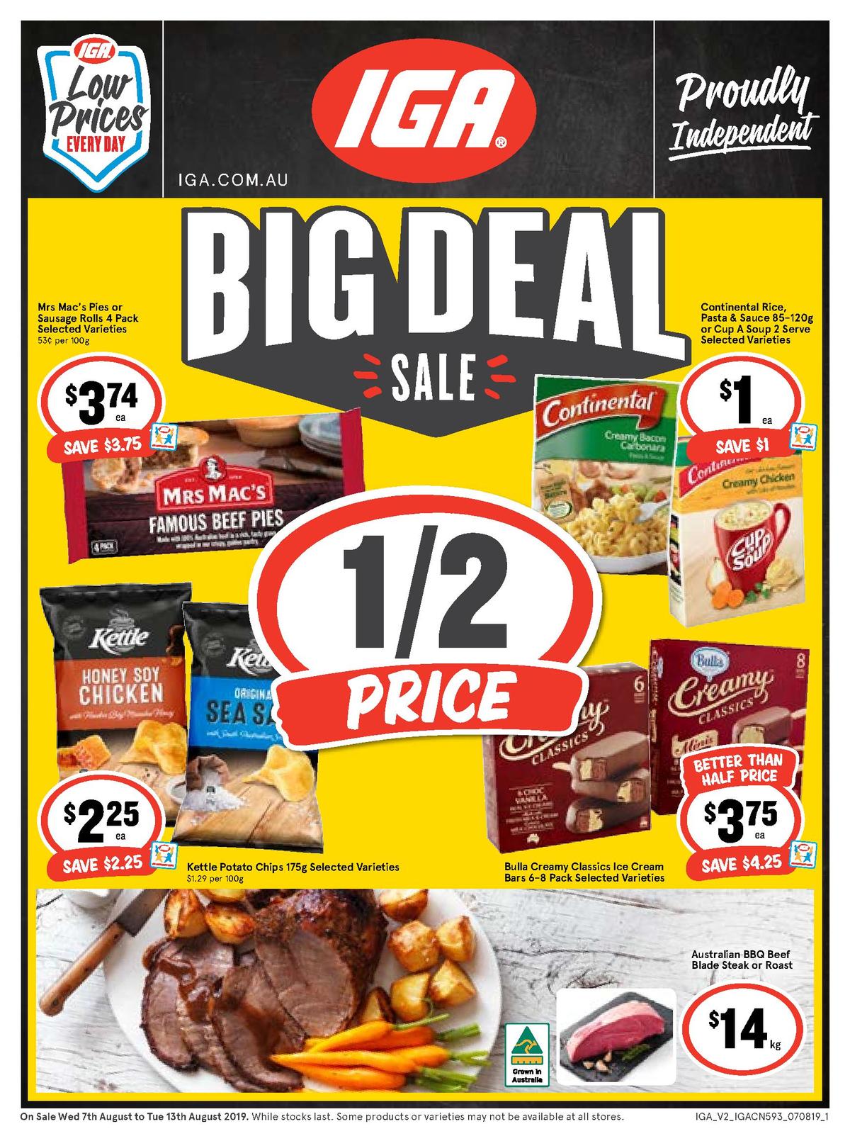 IGA Catalogues from 7 August