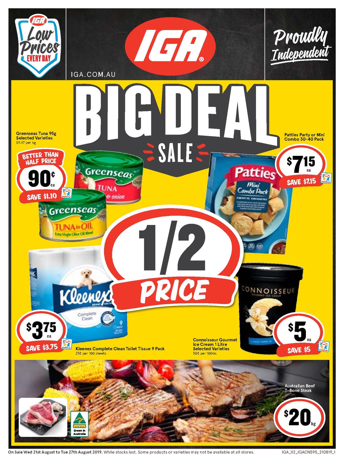IGA Catalogues from 21 August