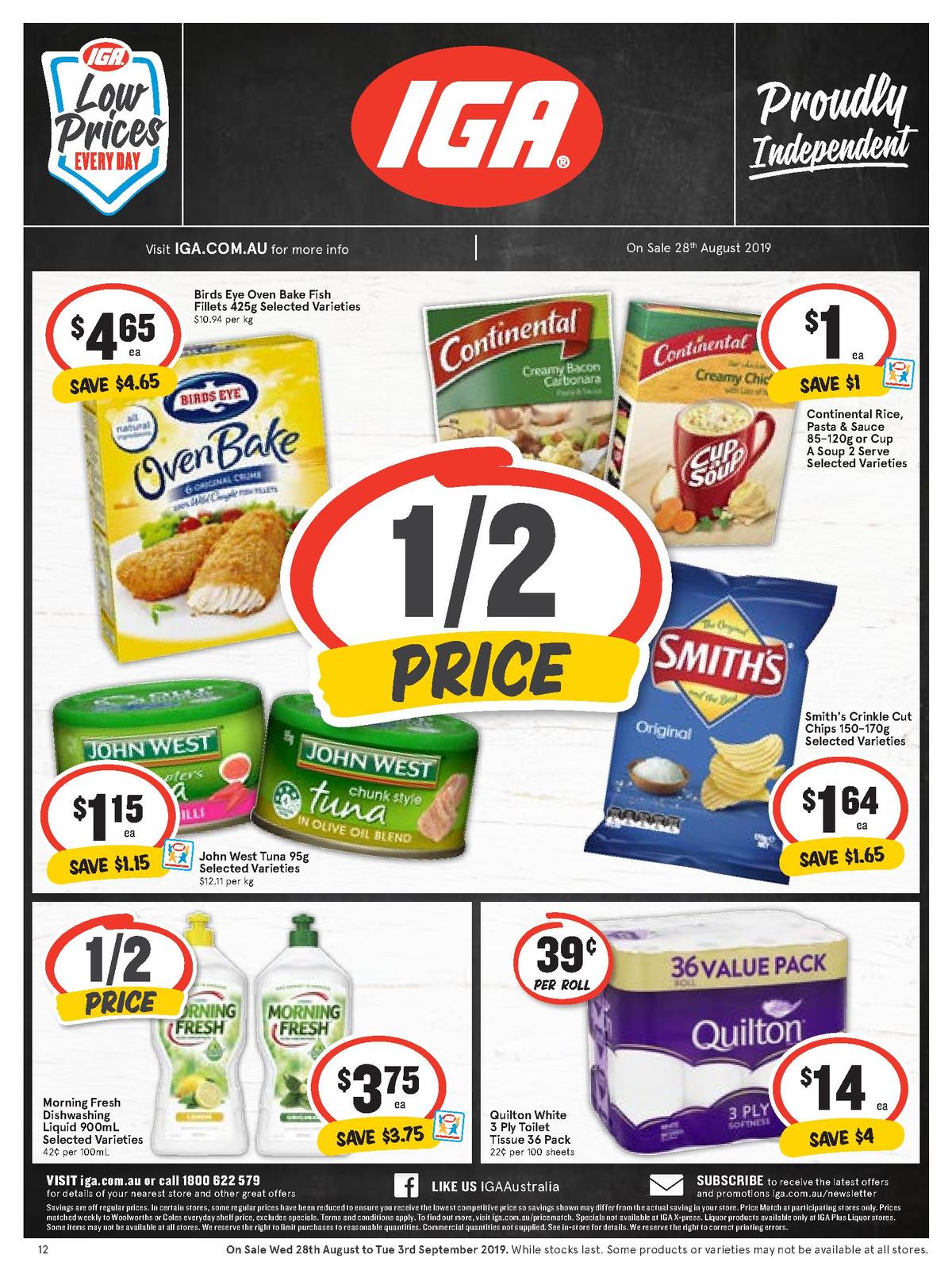 IGA Catalogues from 28 August