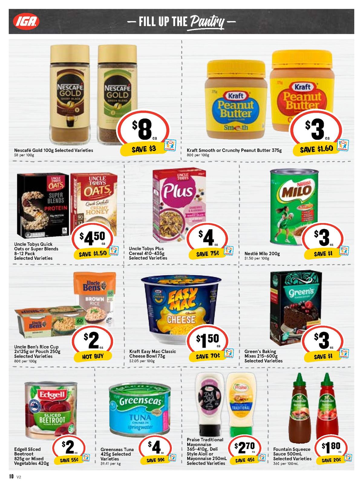 IGA Catalogues from 2 October