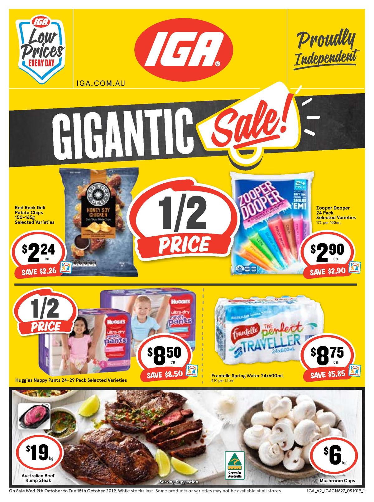 IGA Catalogues from 9 October