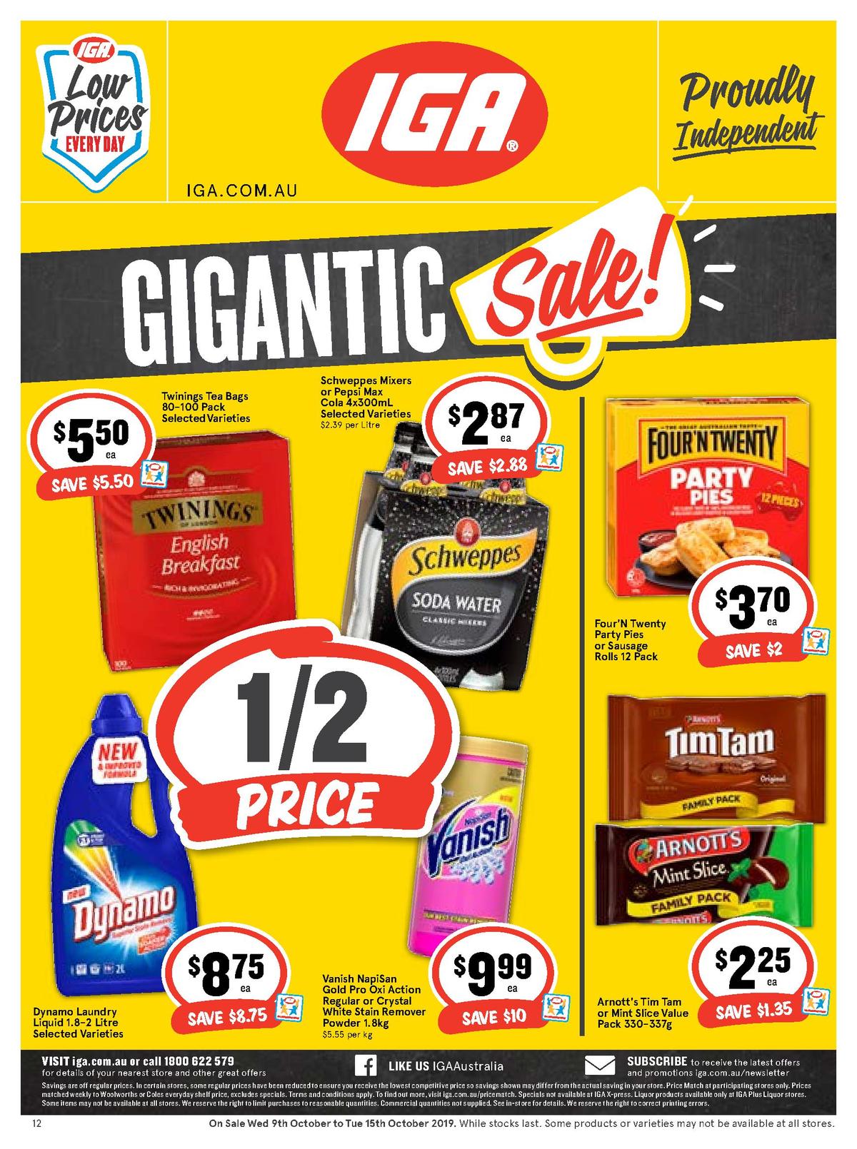 IGA Catalogues from 9 October