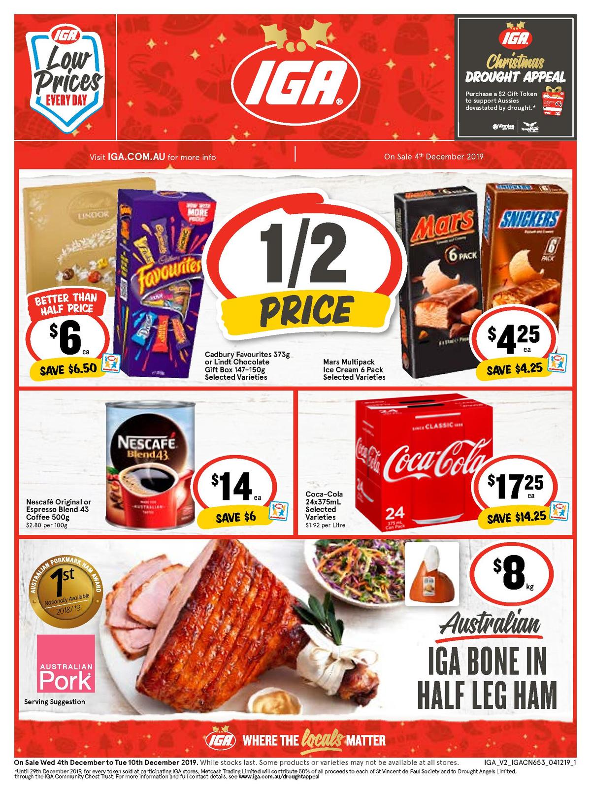 IGA Catalogues from 4 December
