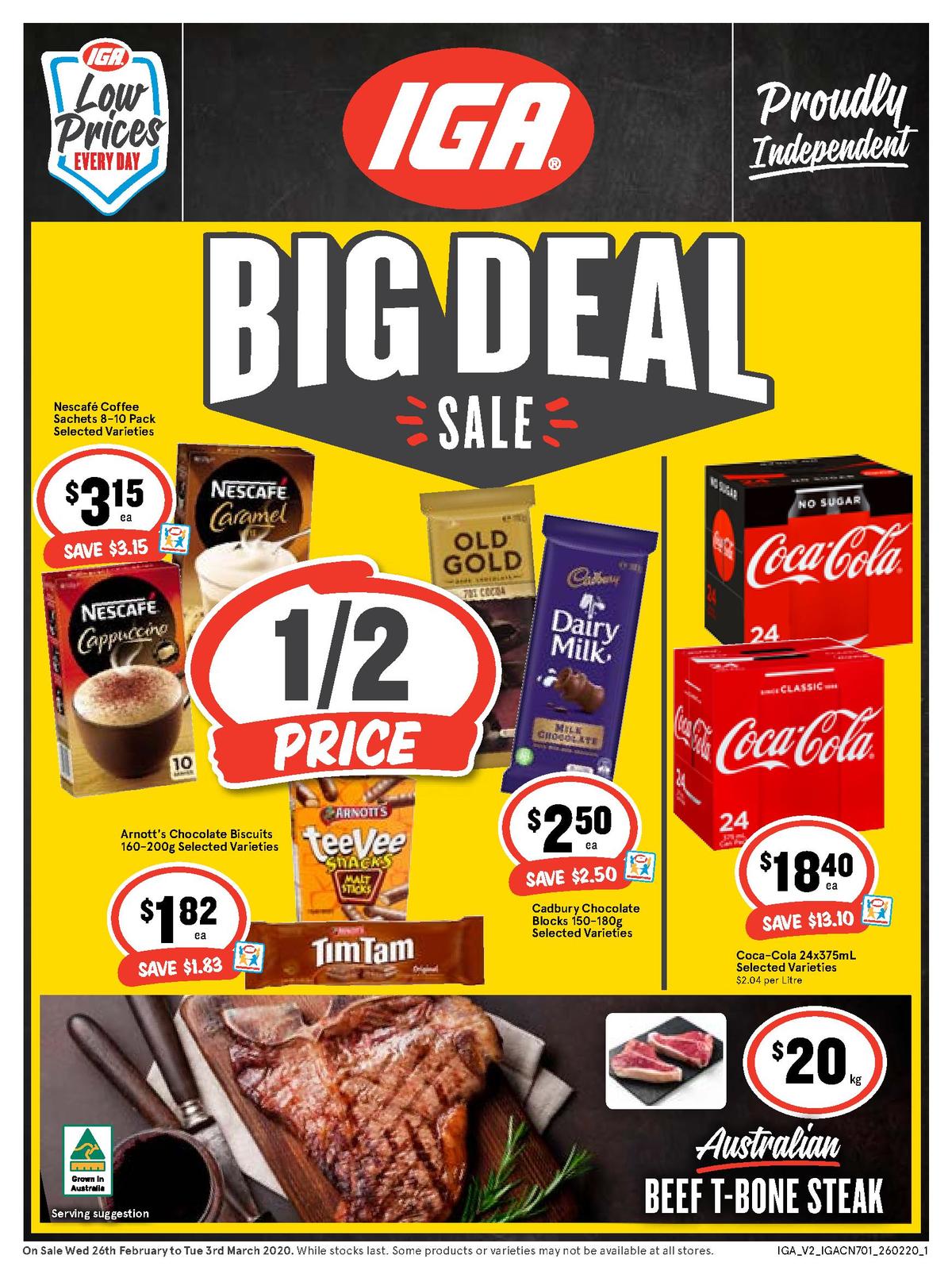 IGA Catalogues from 26 February