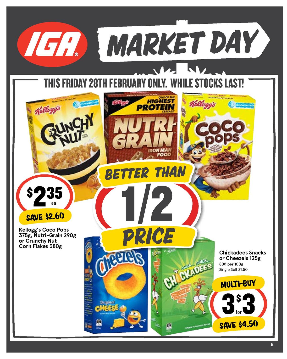 IGA Catalogues from 26 February