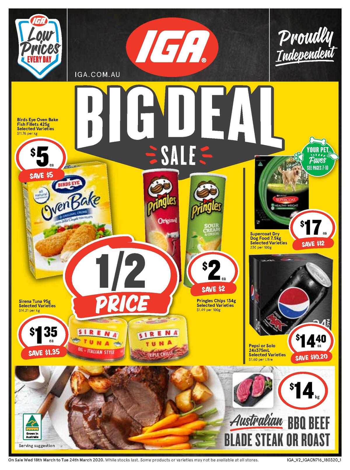 IGA Catalogues from 18 March