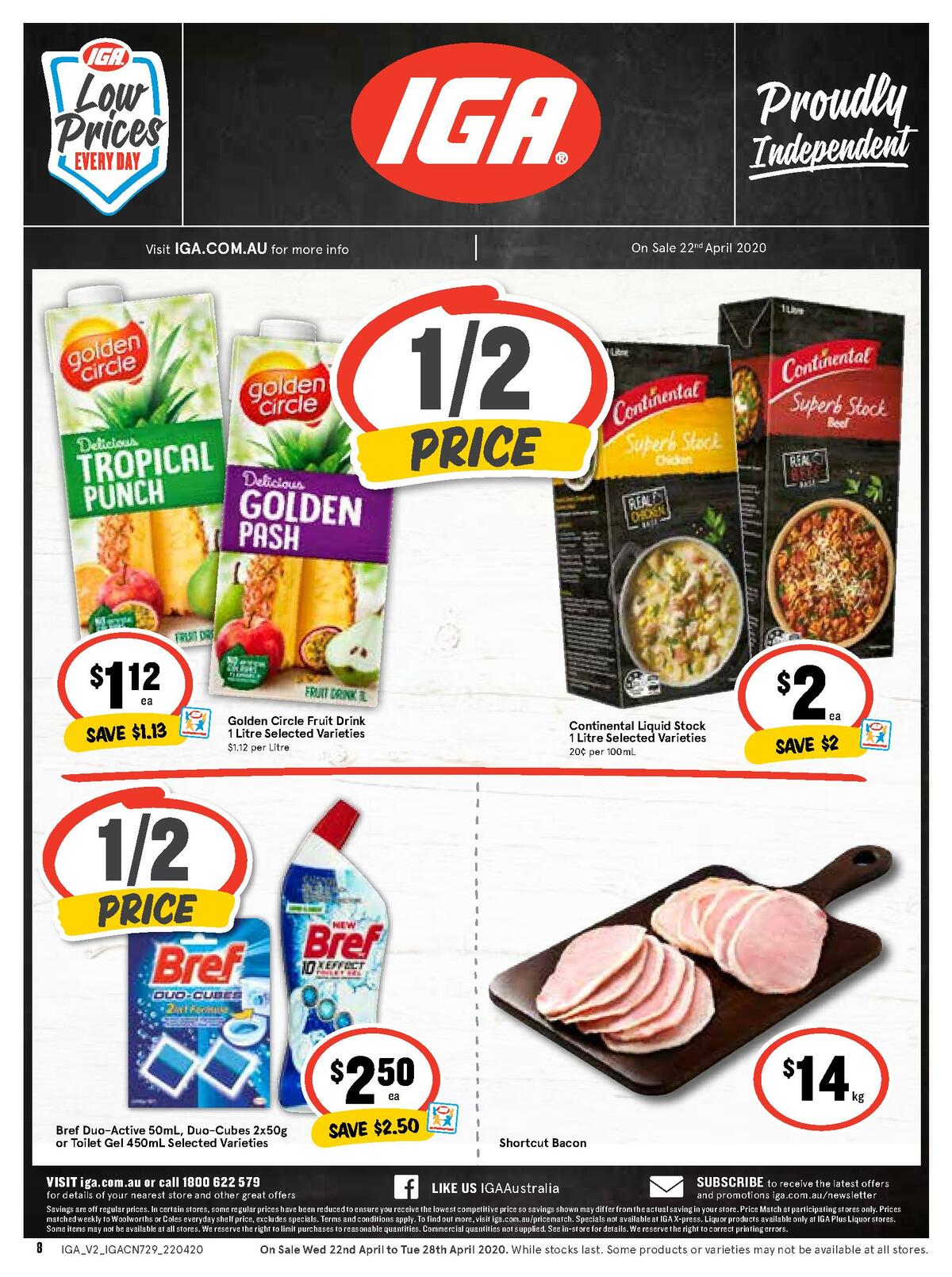 IGA Catalogues from 22 April