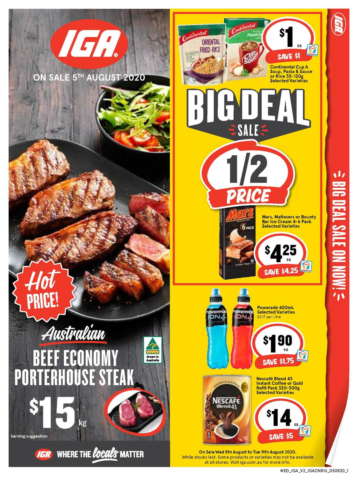 IGA Catalogues from 5 August