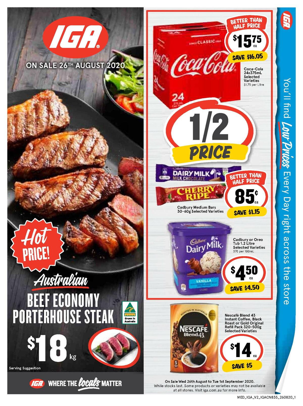 IGA Catalogues from 26 August