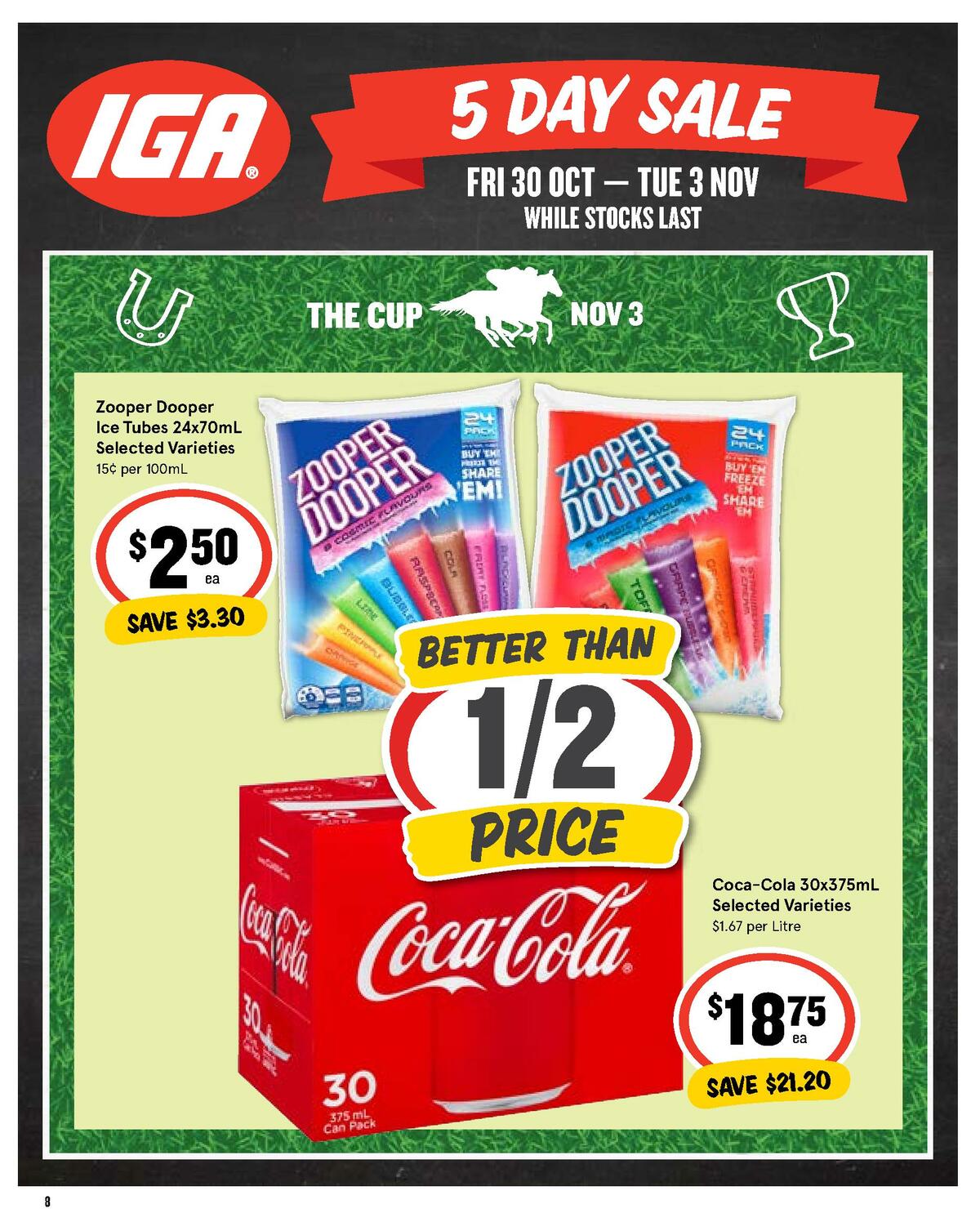 IGA 5 Day Sale Catalogues from 30 October