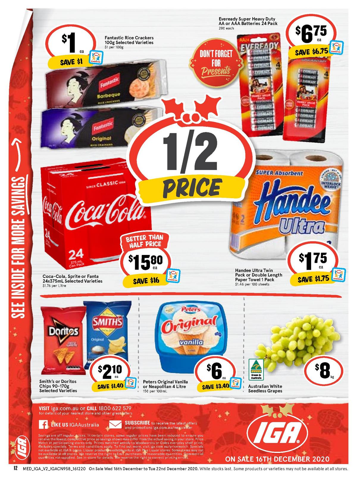 IGA Catalogues from 16 December