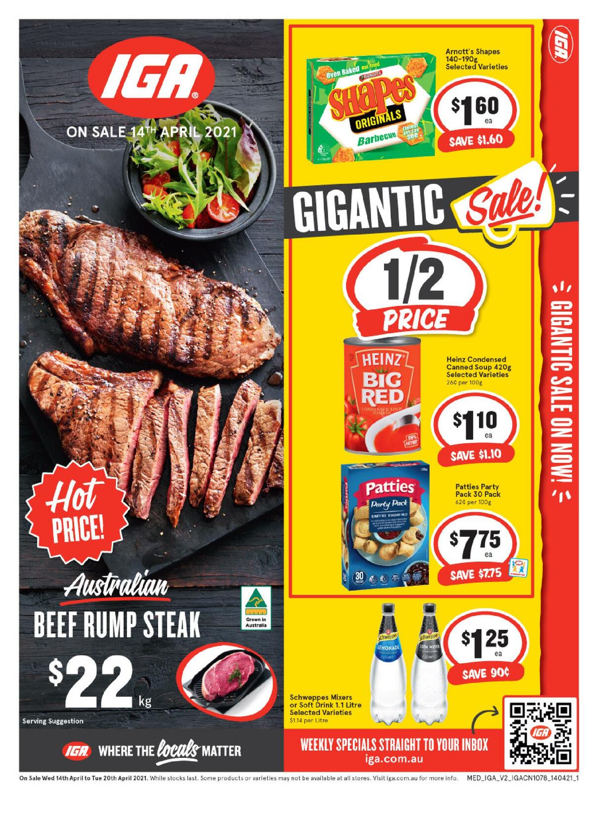 IGA Catalogues from 14 April