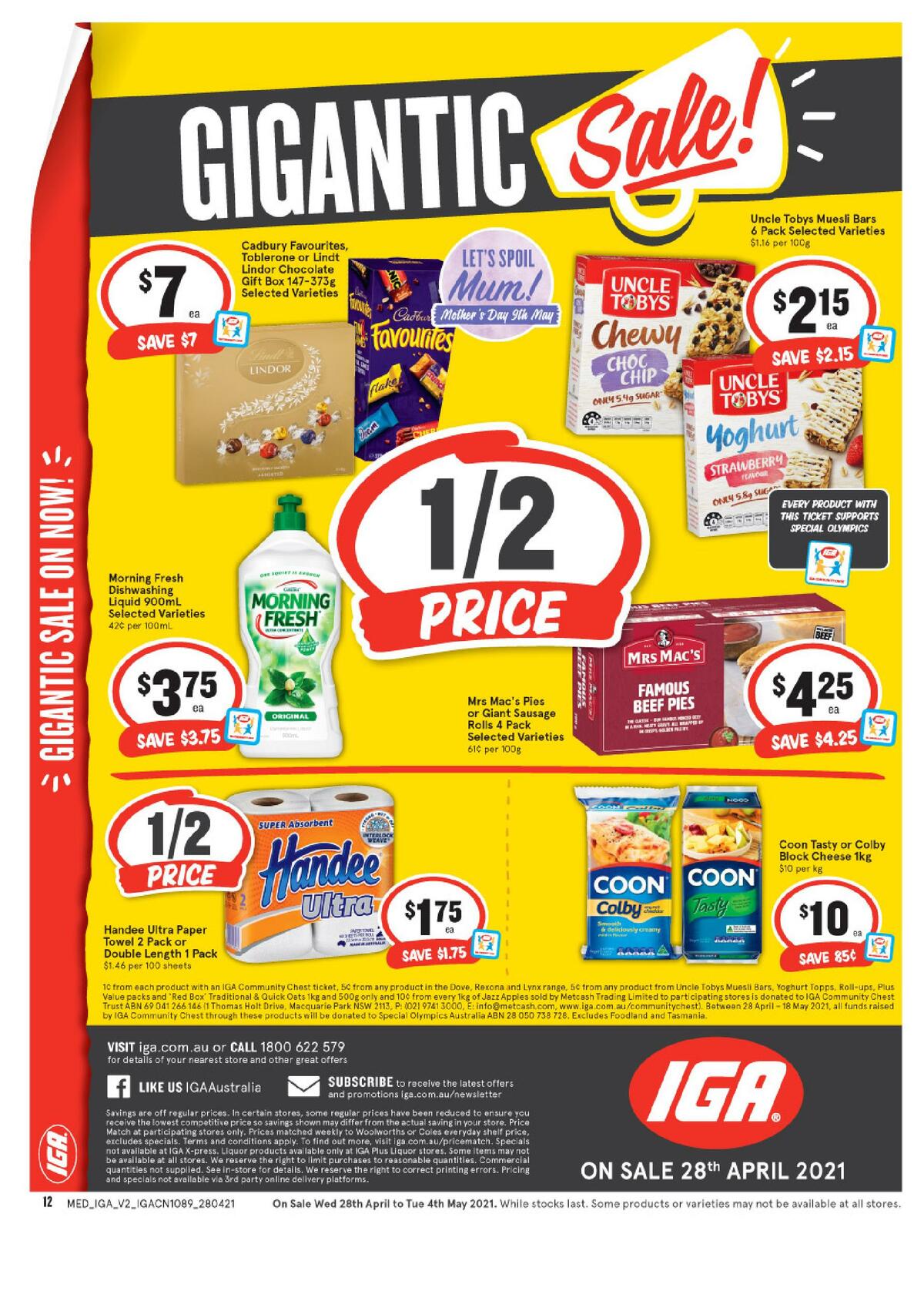 IGA Catalogues from 28 April
