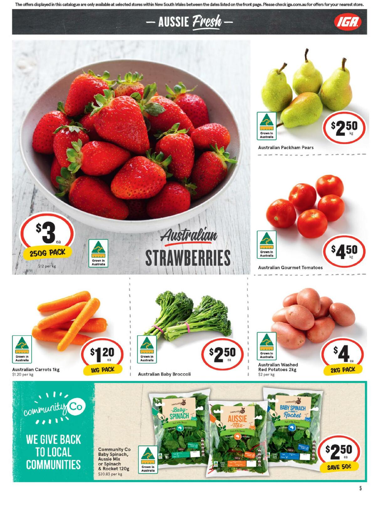 IGA Catalogues from 4 August