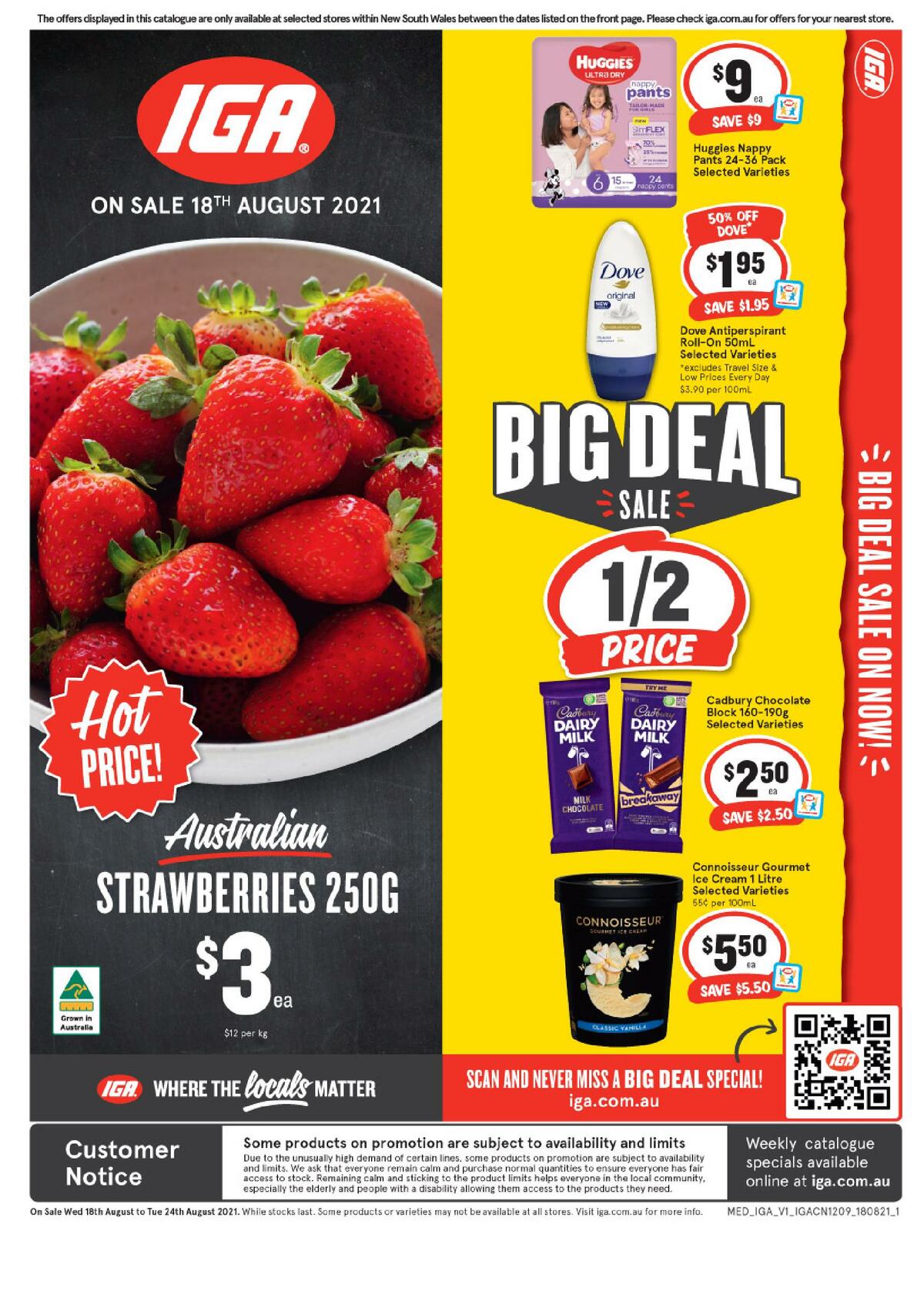 IGA Catalogues from 18 August