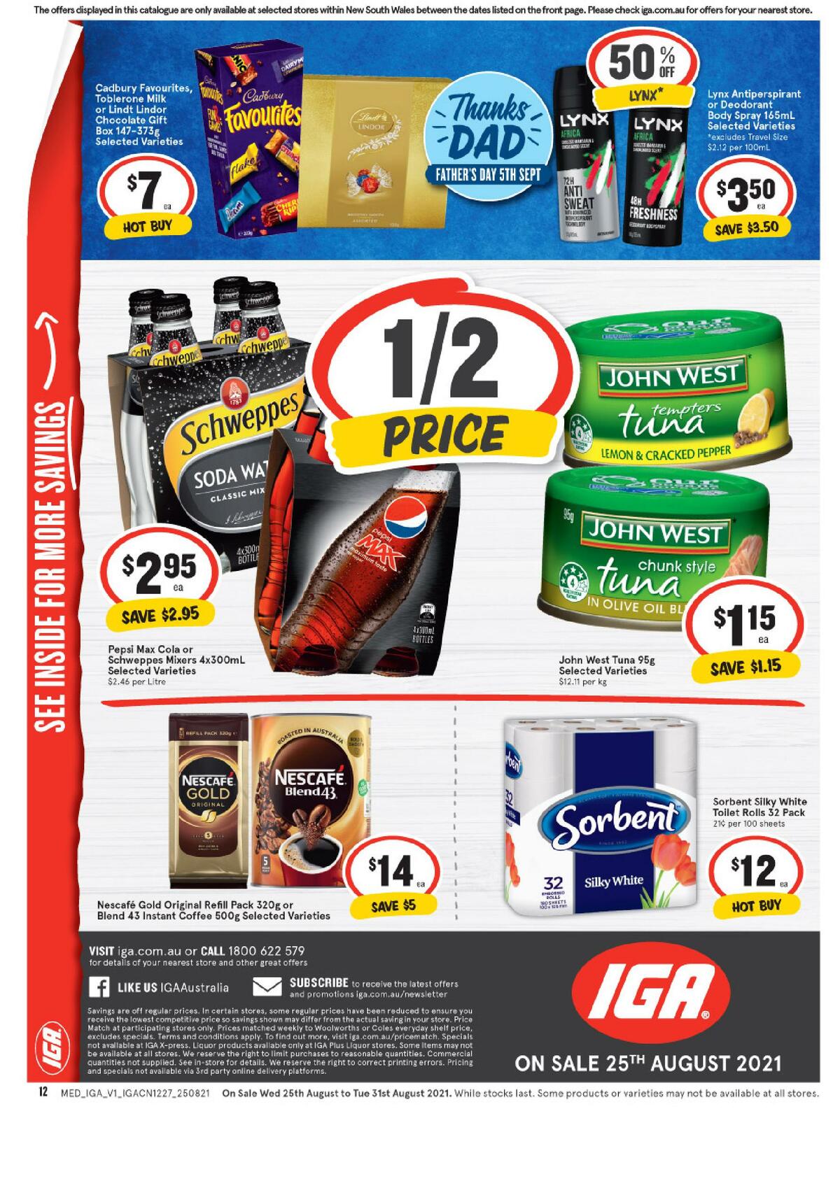 IGA Catalogues from 25 August