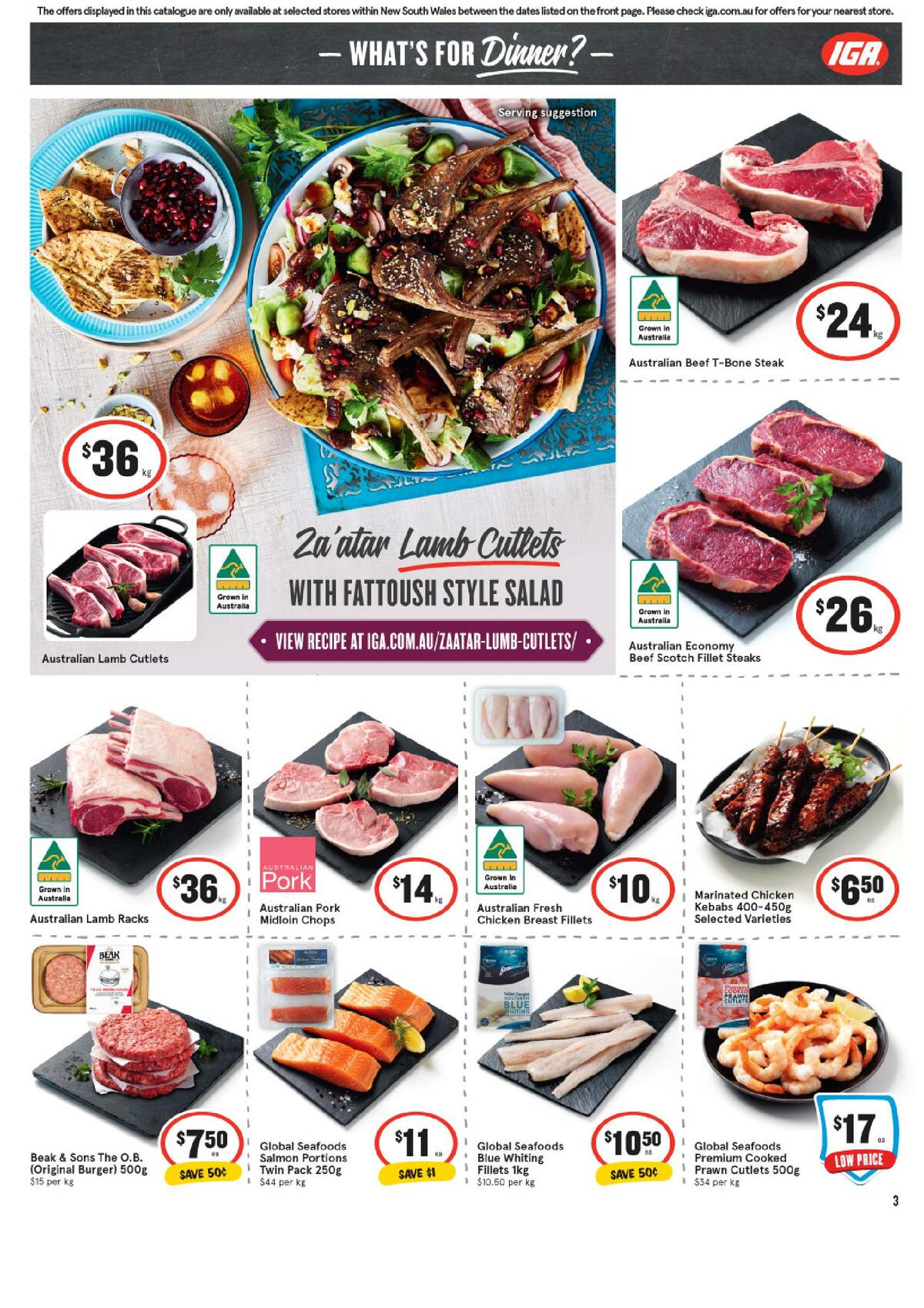 IGA Catalogues from 1 September