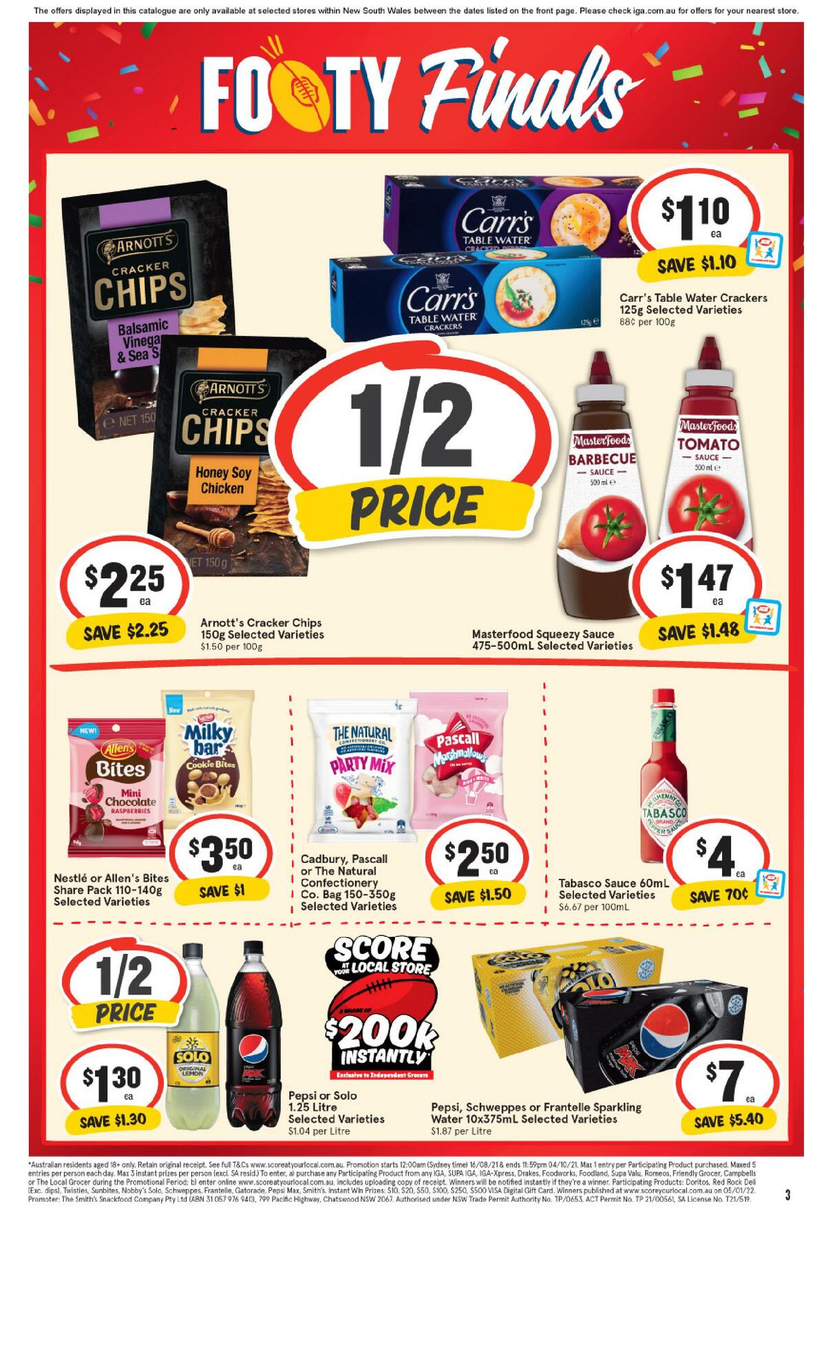 IGA Catalogues from 22 September