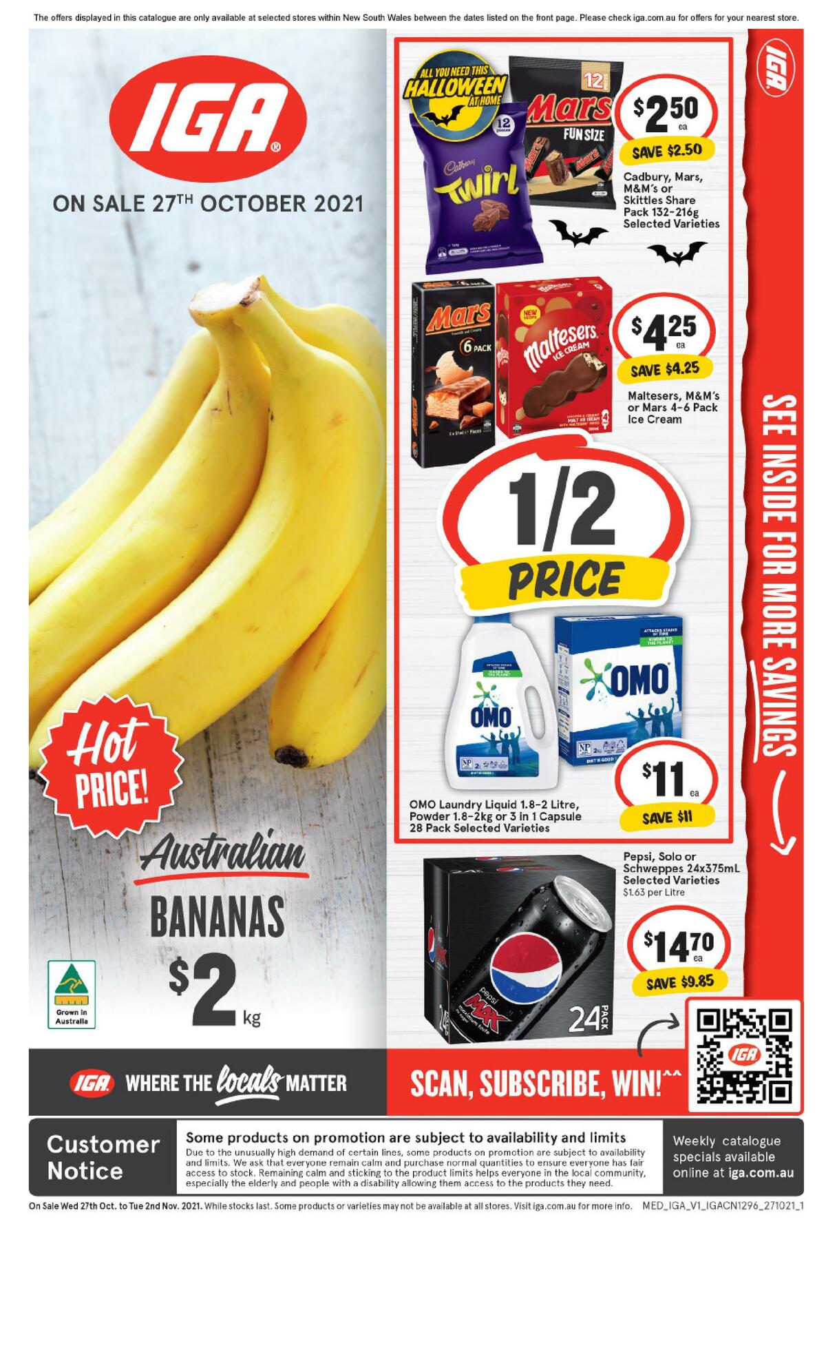 IGA Catalogues from 27 October