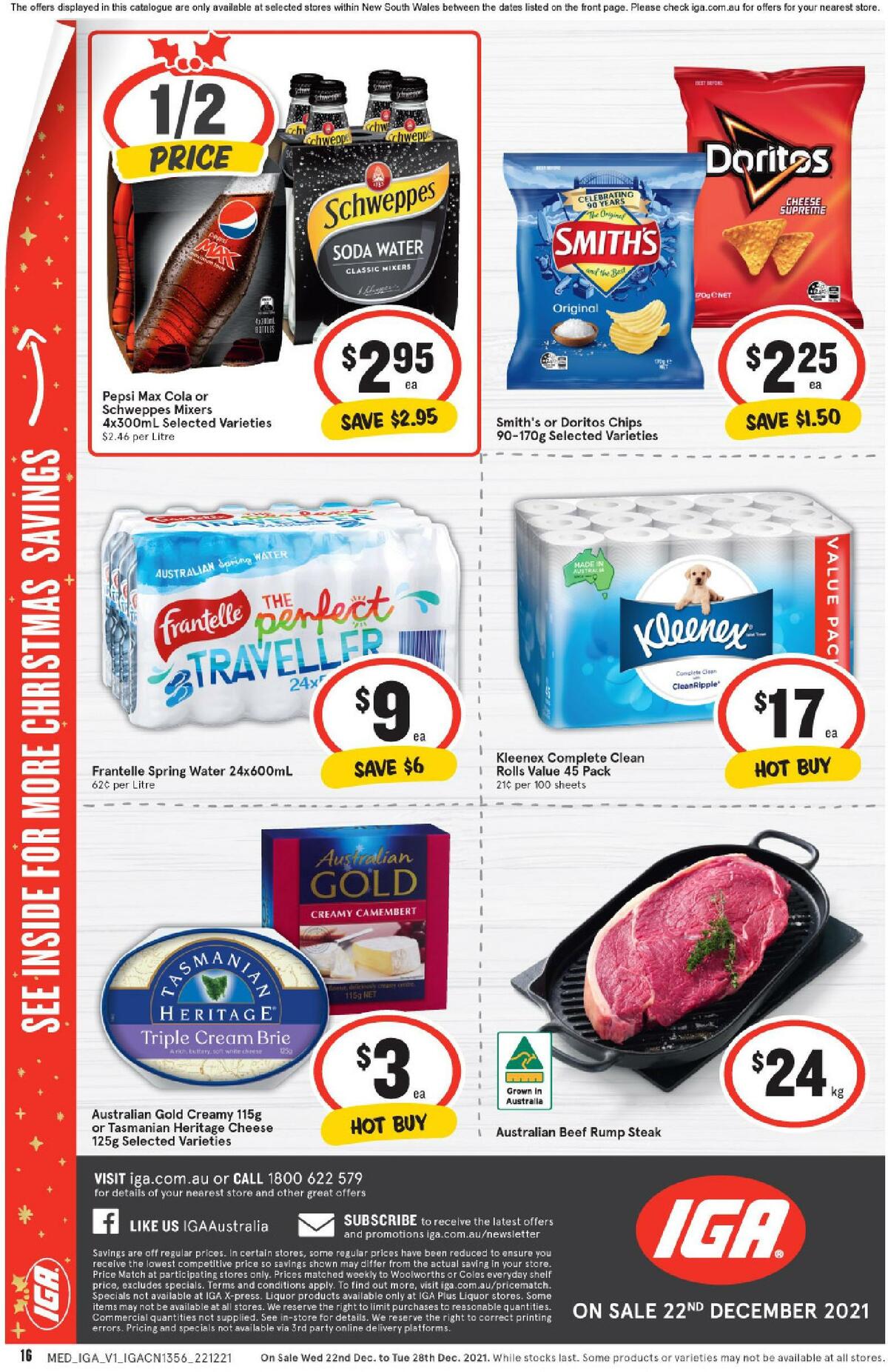 IGA Catalogues from 22 December