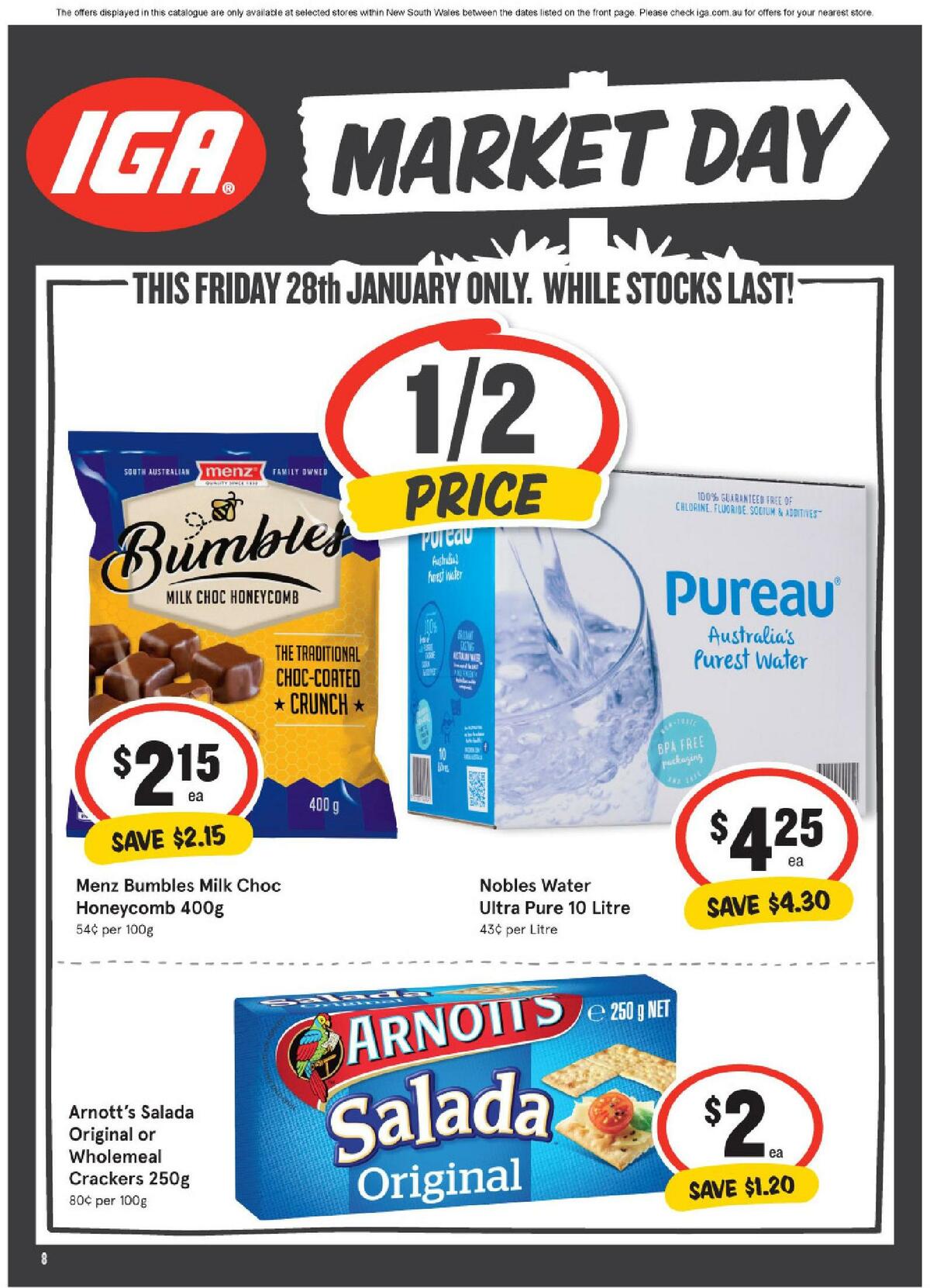 IGA Market Day Catalogues from 28 January