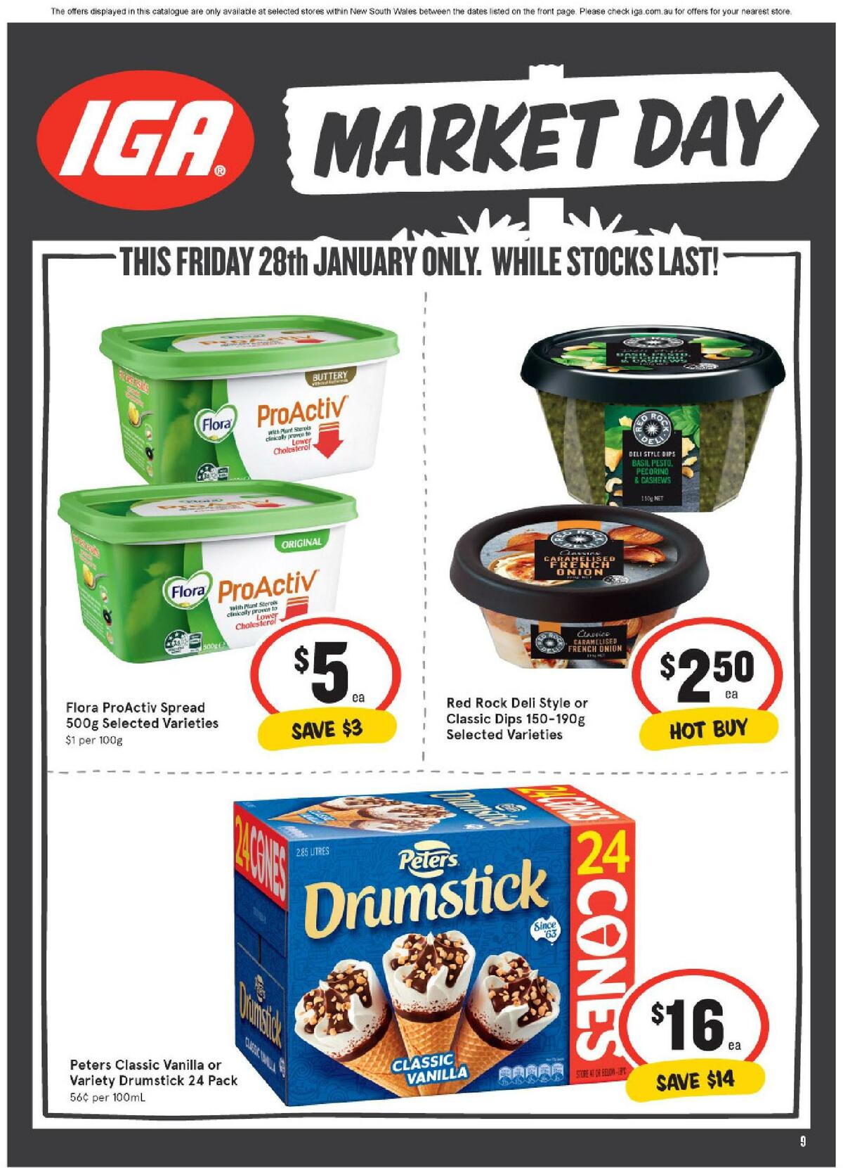 IGA Market Day Catalogues from 28 January