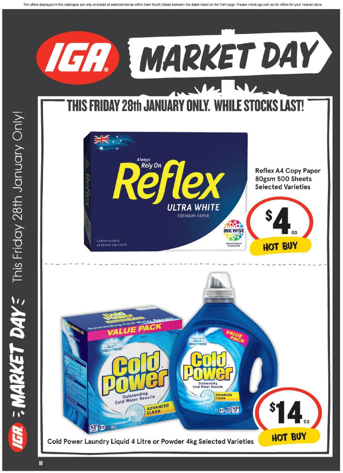 IGA Market Day Catalogues from 28 January