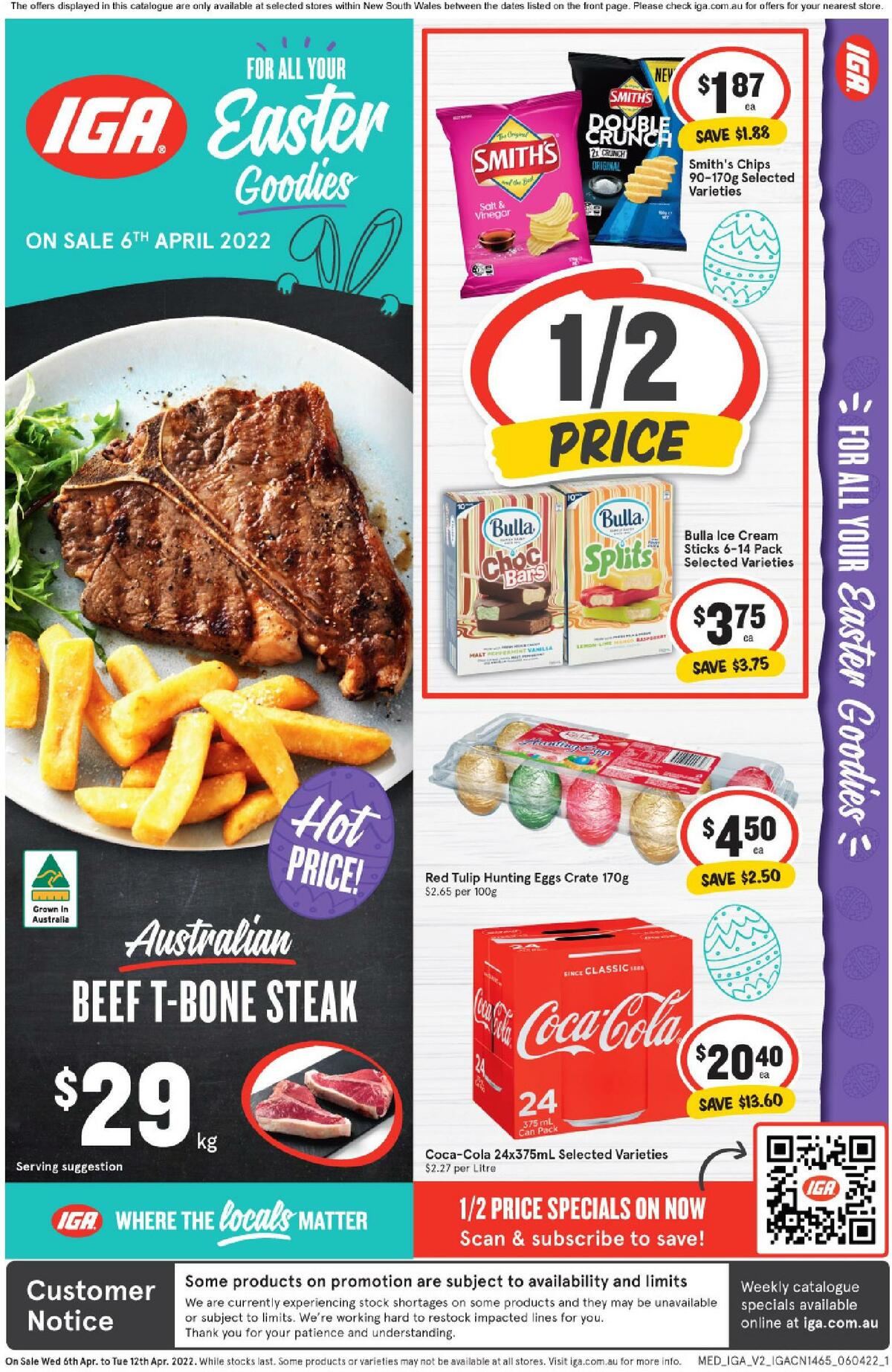 IGA Catalogues from 6 April