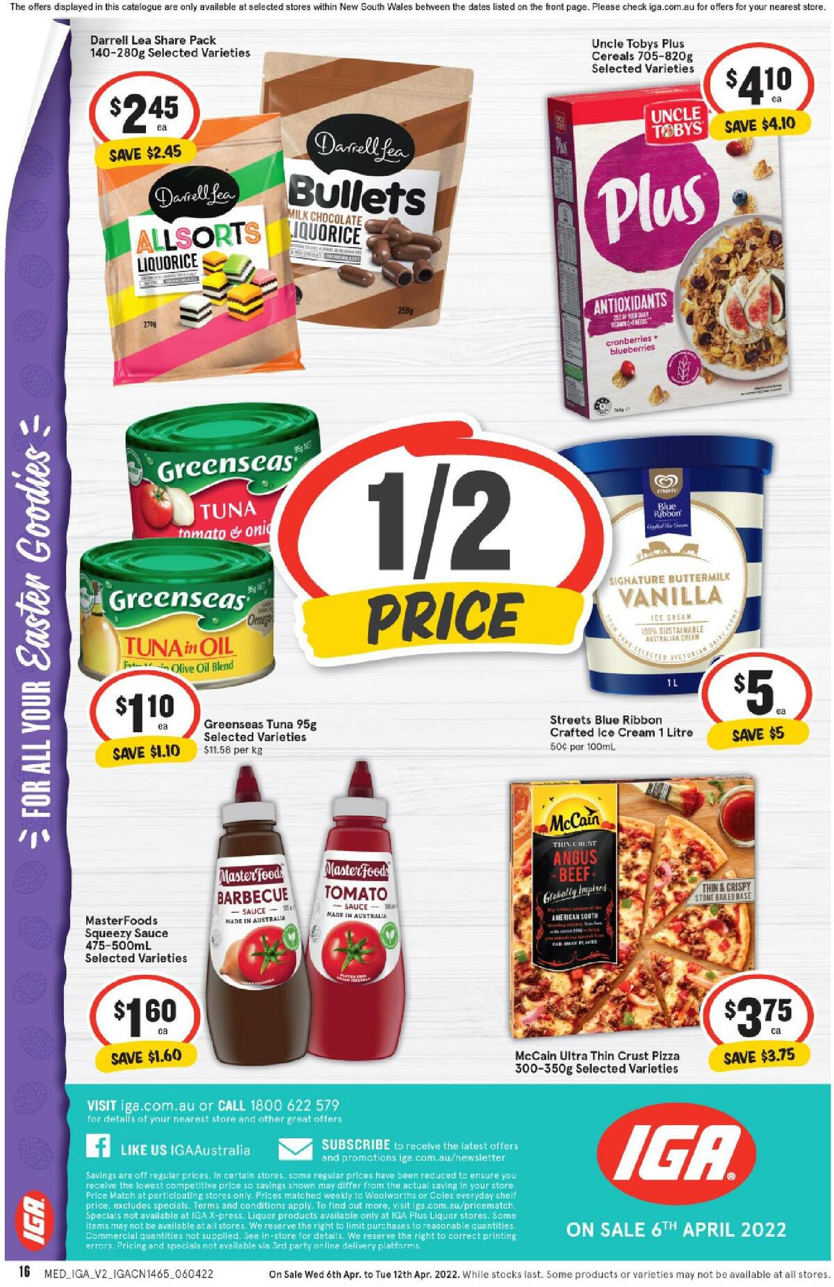 IGA Catalogues from 6 April